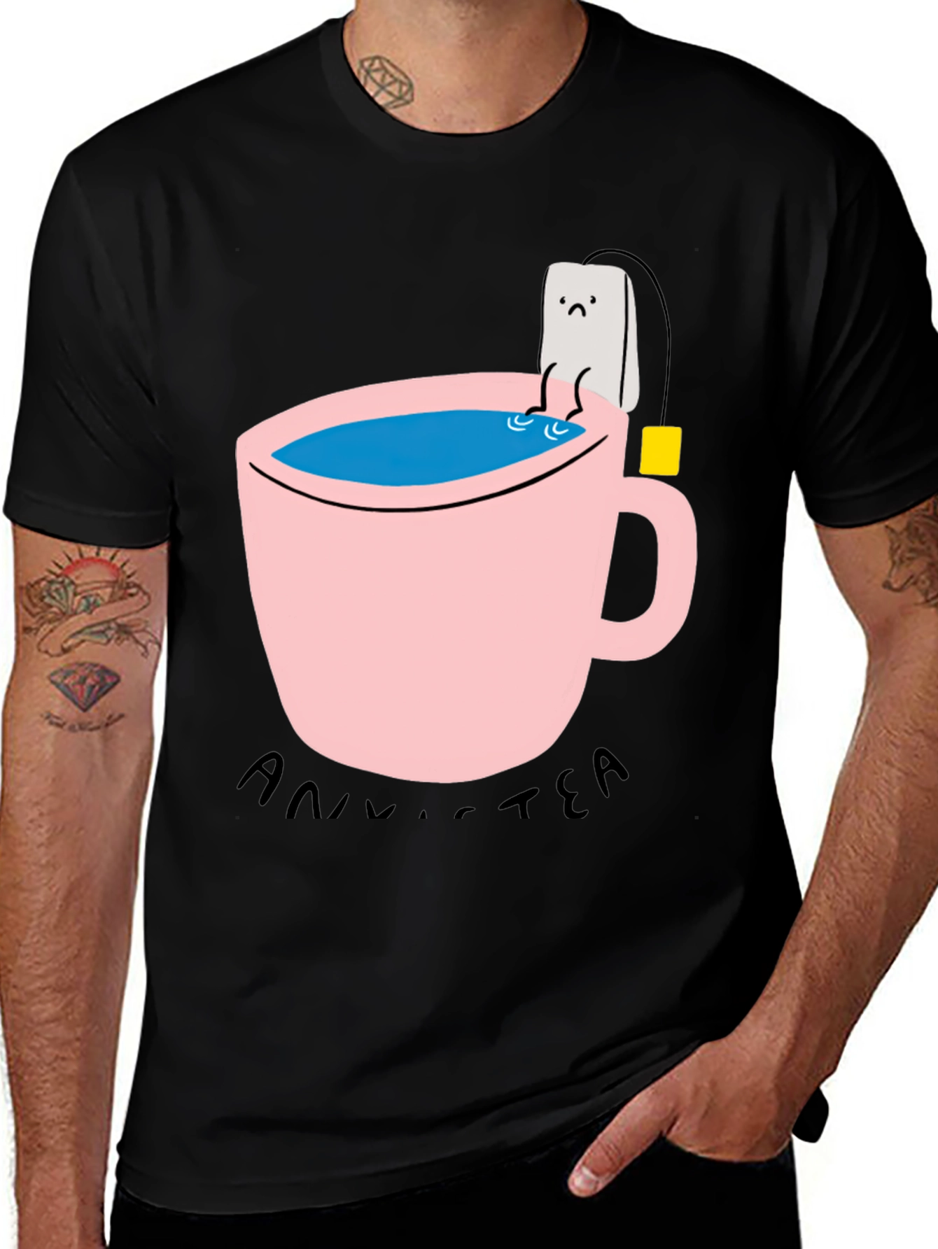 Variant 7 of Funny Anni-Tea T-Shirt - Unisex Cotton Blend