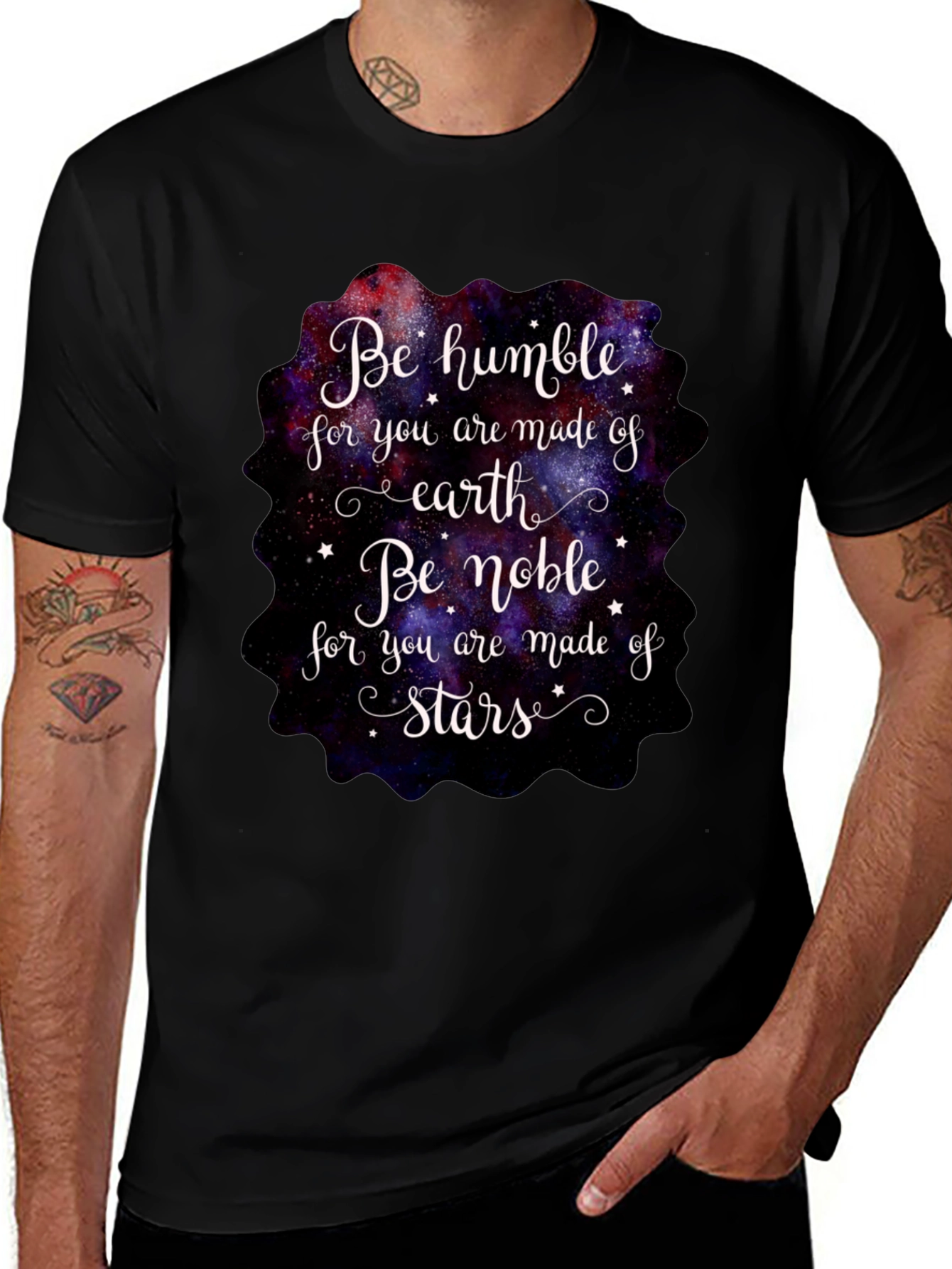 Variant 23 of Humility & Nobility Galaxy Graphic T-Shirt