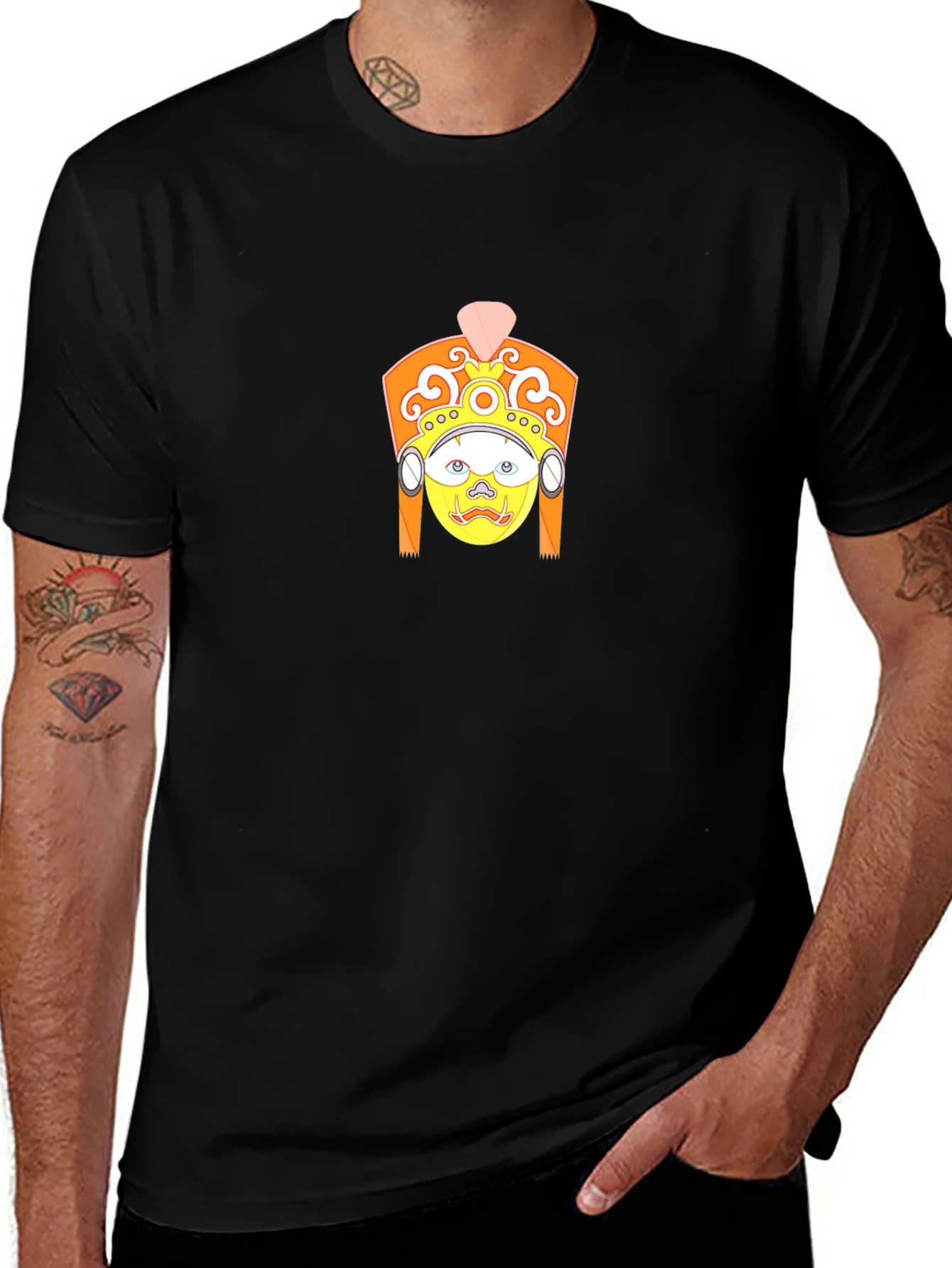 Variant 20 of Unique Graphic Tee - Stylish Black T-Shirt