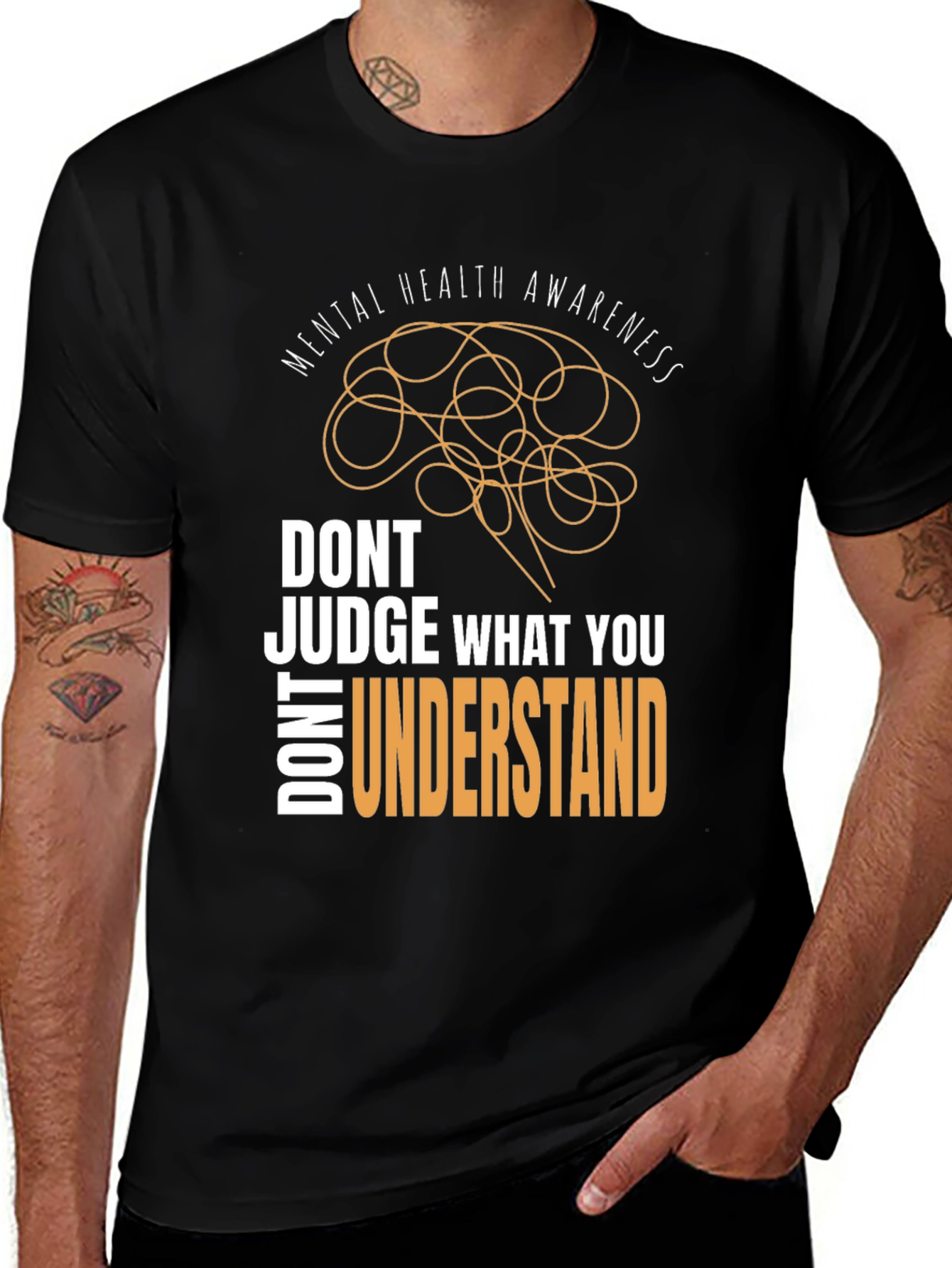 Variant 7 of Mental Health Awareness T-Shirt - Don't Judge