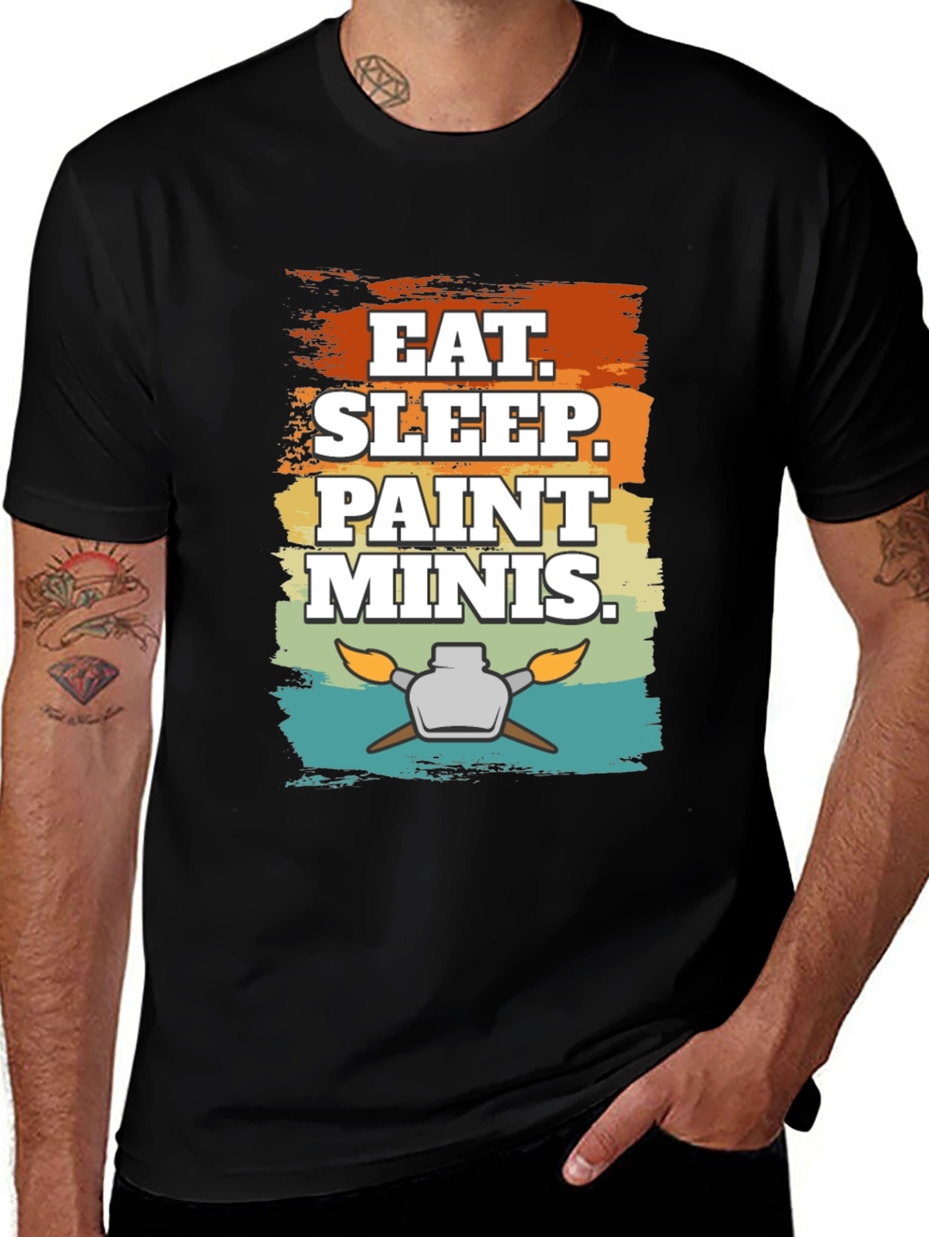 Variant 14 of Eat Sleep Paint Minis T-Shirt