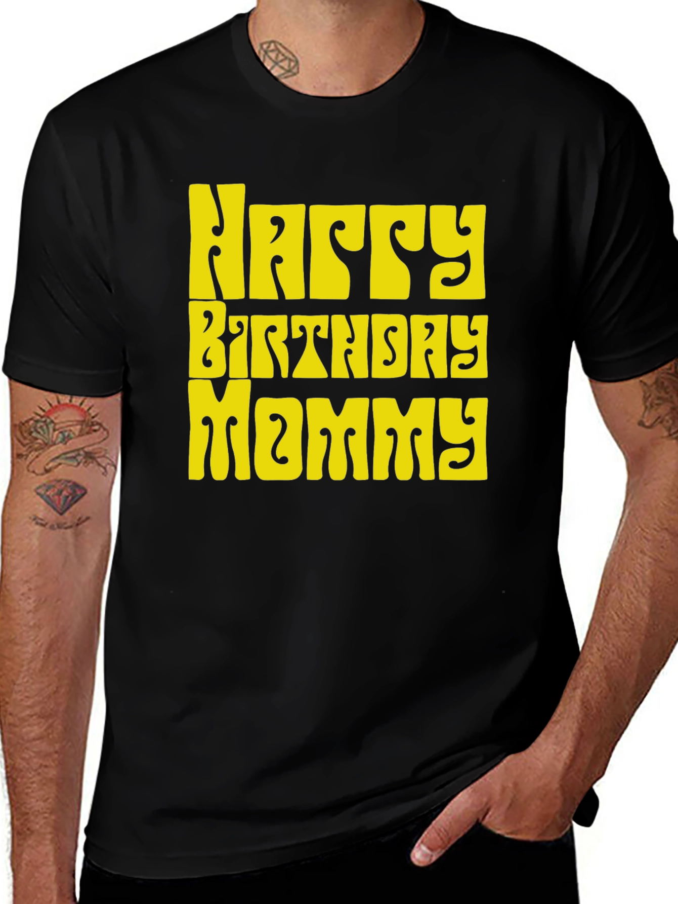 Variant 19 of Happy Birthday Mommy Graphic Tee