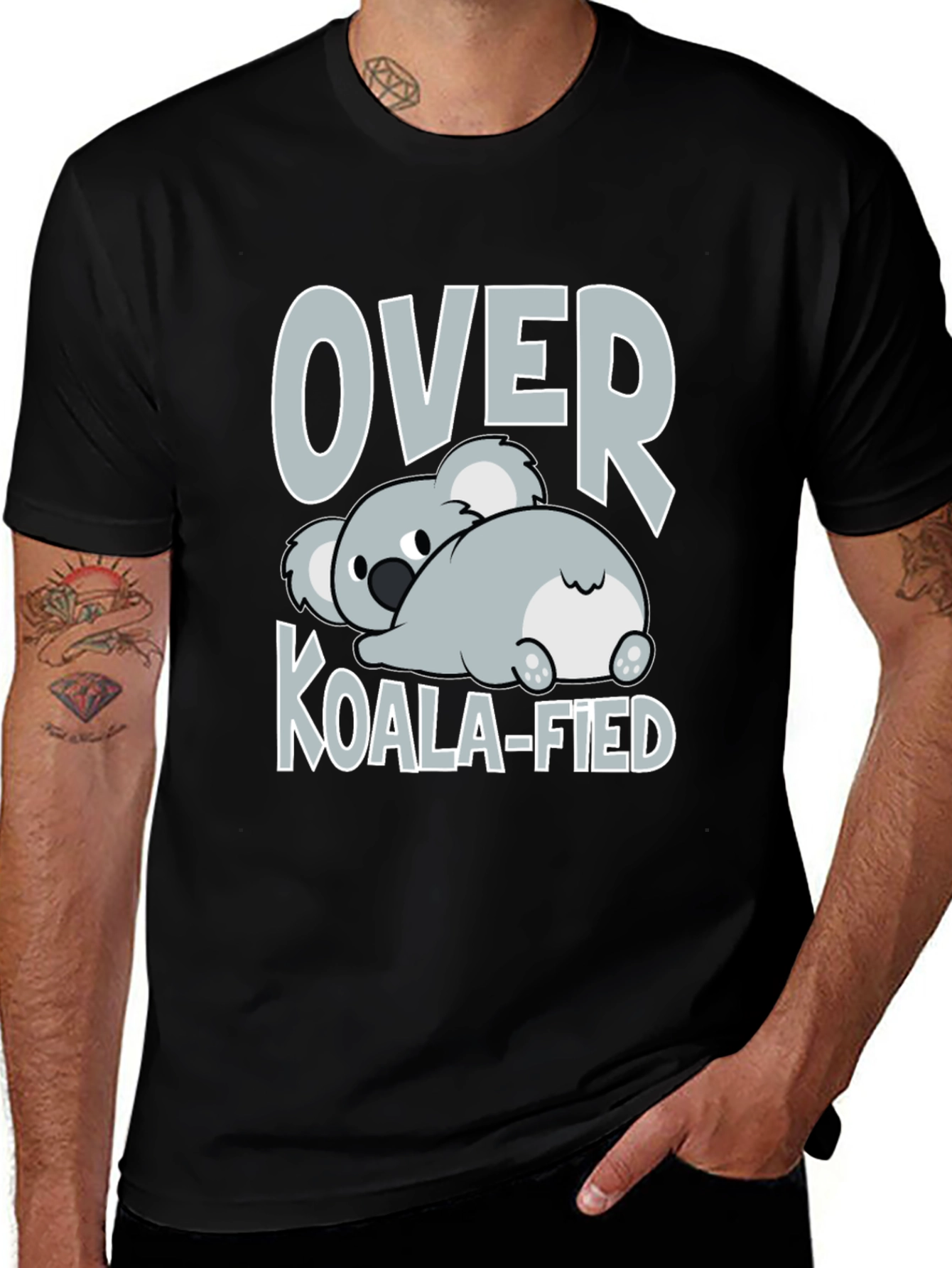Variant 15 of Over Koala-fied T-Shirt - Funny Graphic Tee