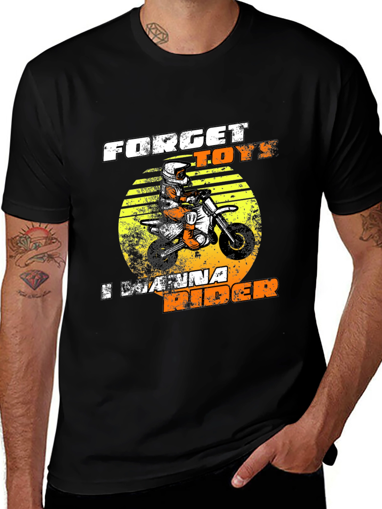 Variant 27 of Forget Toys I Wanna Rider Graphic Tee