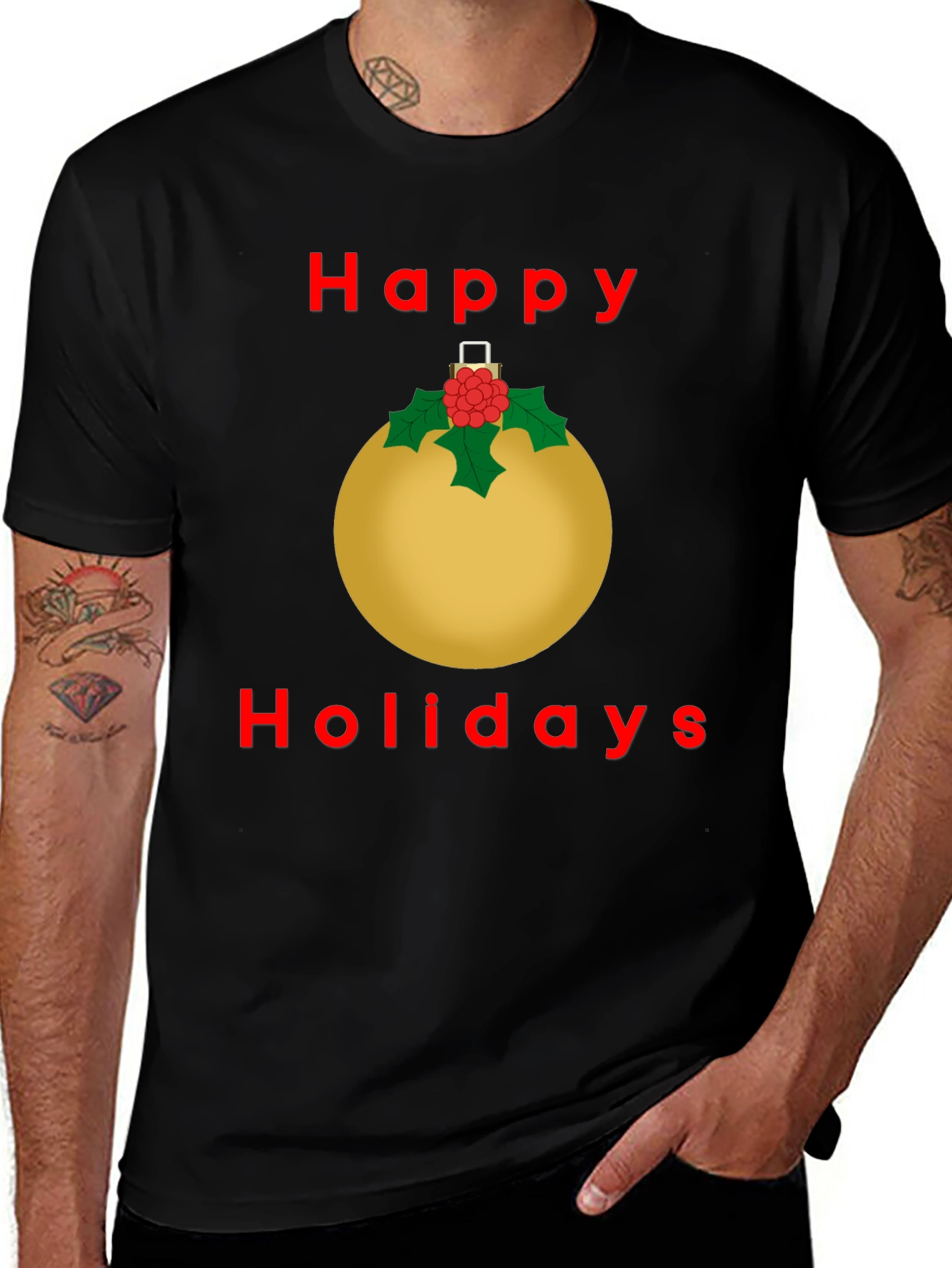 Variant 24 of Happy Holidays Ornament T-Shirt