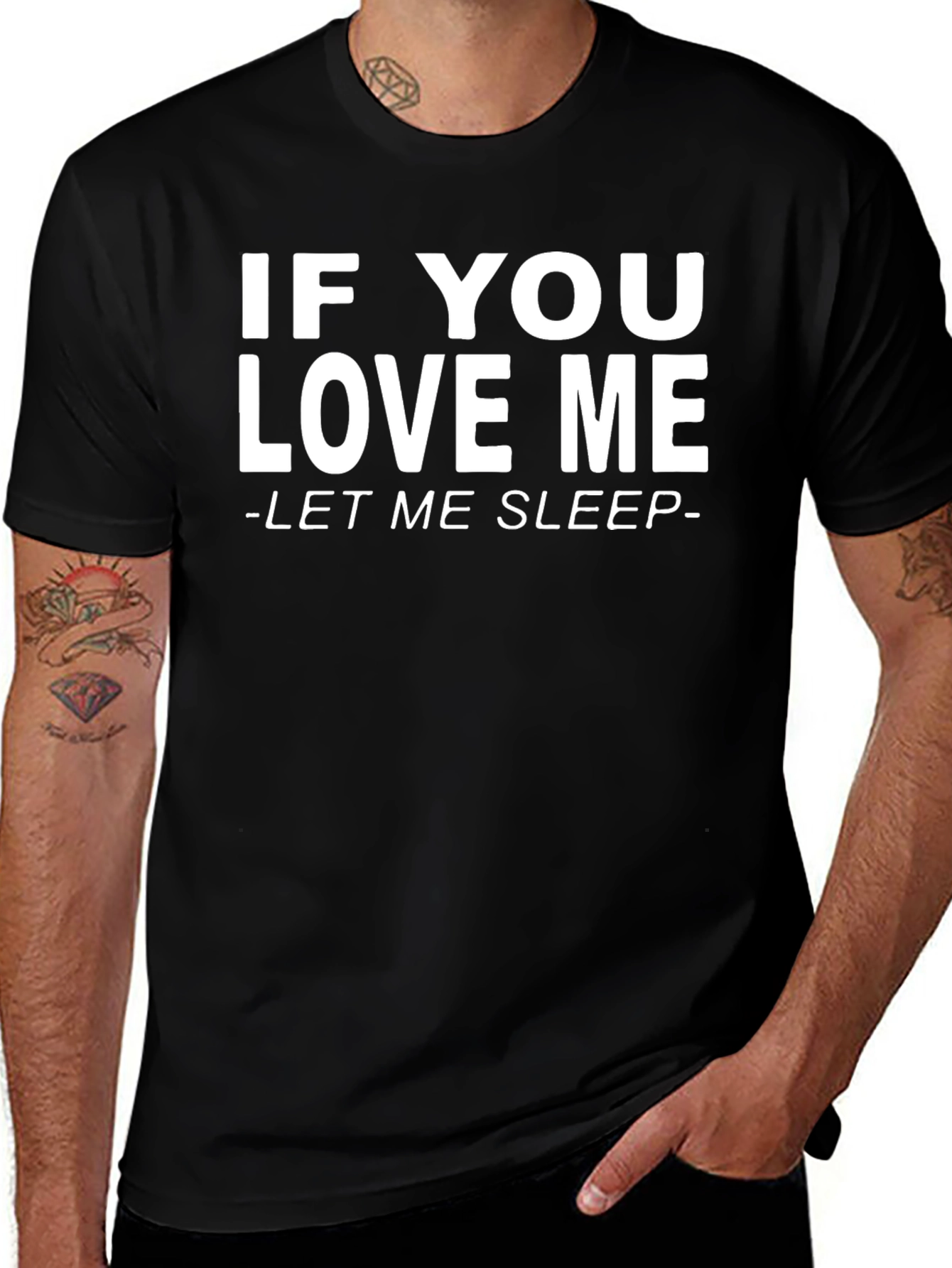 Variant 13 of If You Love Me Let Me Sleep T-Shirt