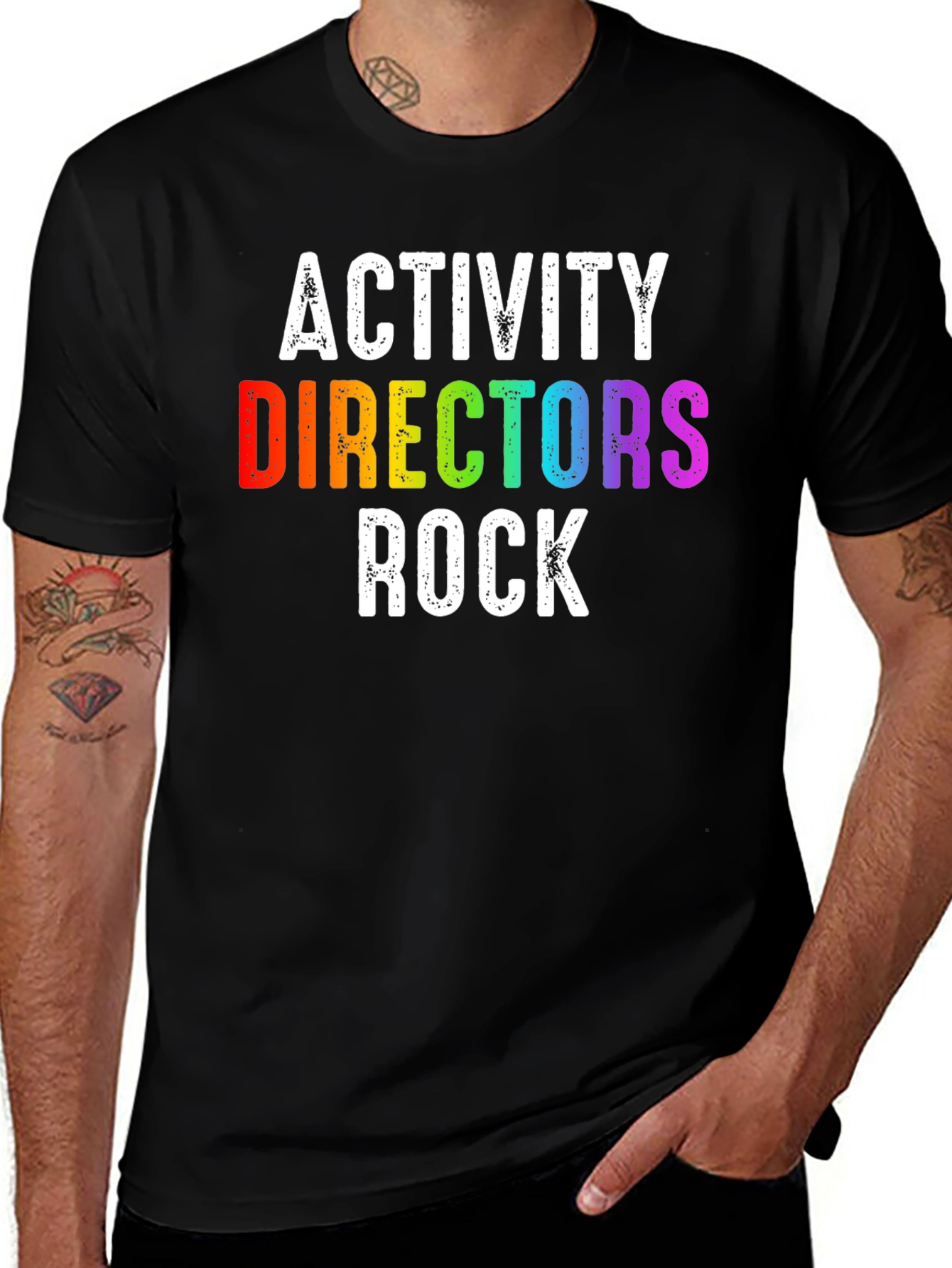 Activity Directors Rock T-Shirt - Pride Design