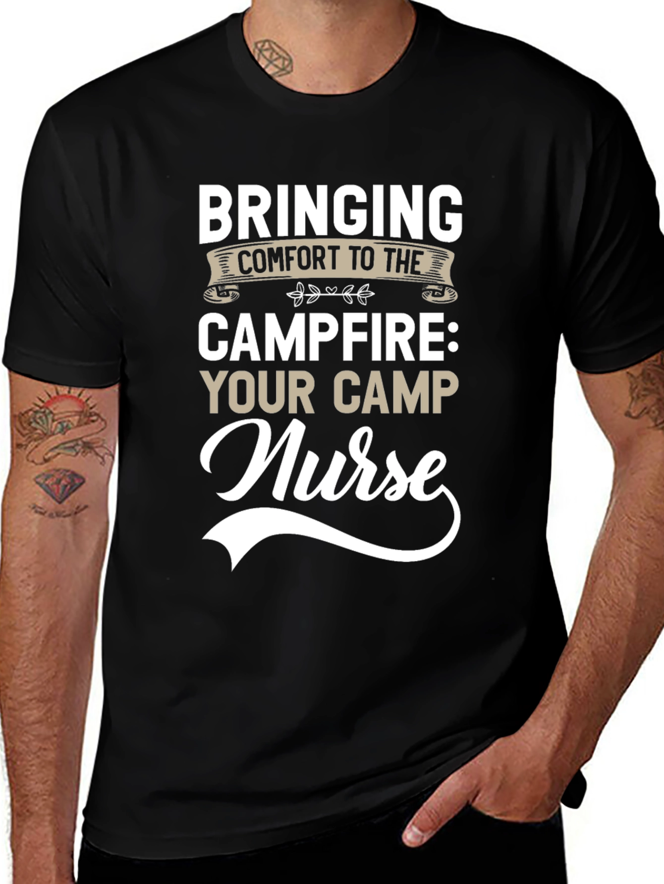 Variant 3 of Camp Nurse T-Shirt - Comfort & Care