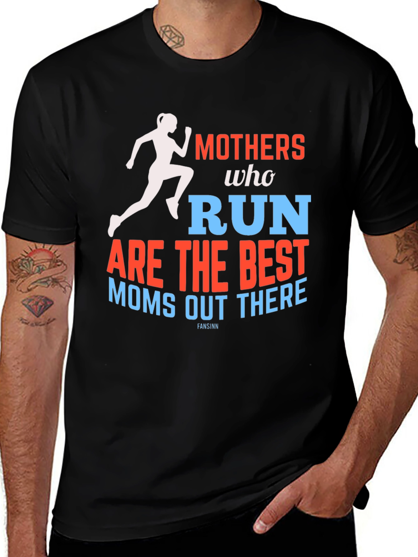 Variant 9 of Mothers Who Run T-Shirt - Best Moms Tee