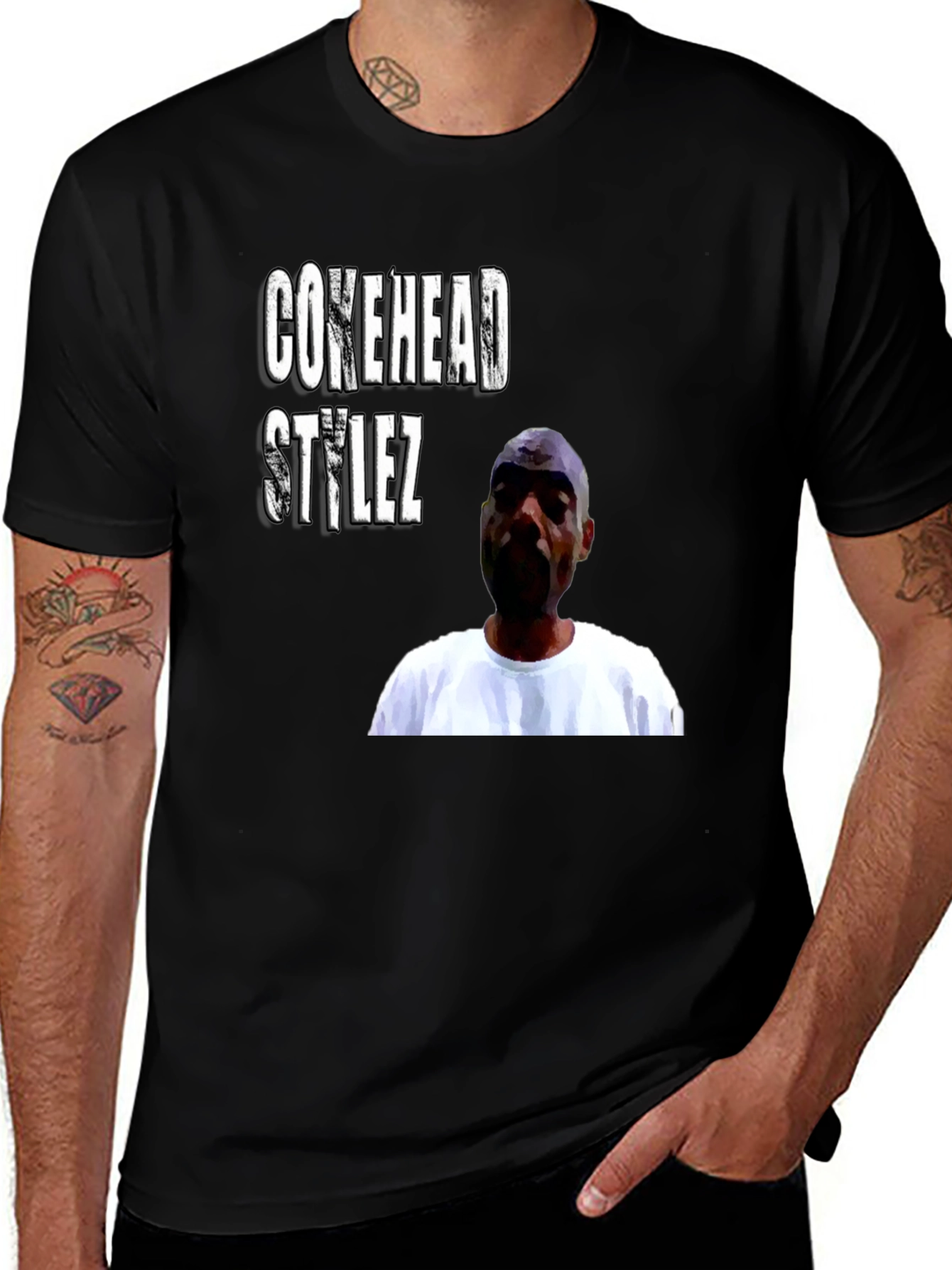Variant 30 of Cokehead Stylez Graphic Print T-Shirt