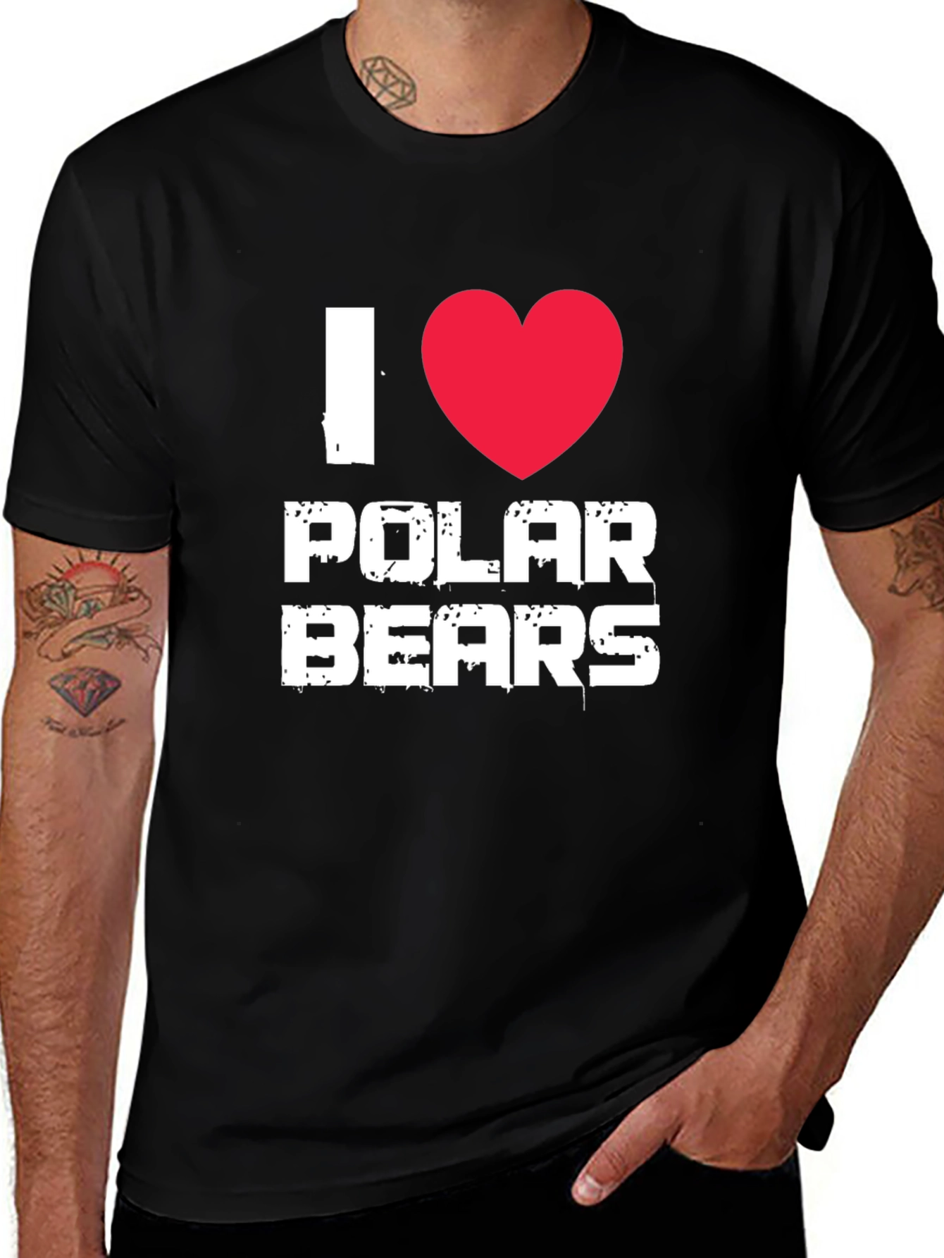 Variant 21 of I Love Polar Bears T-Shirt