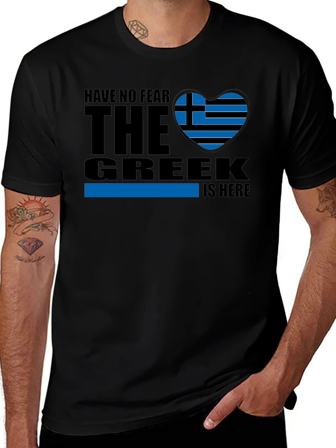 Variant 7 of Have No Fear, The Greek is Here T-Shirt