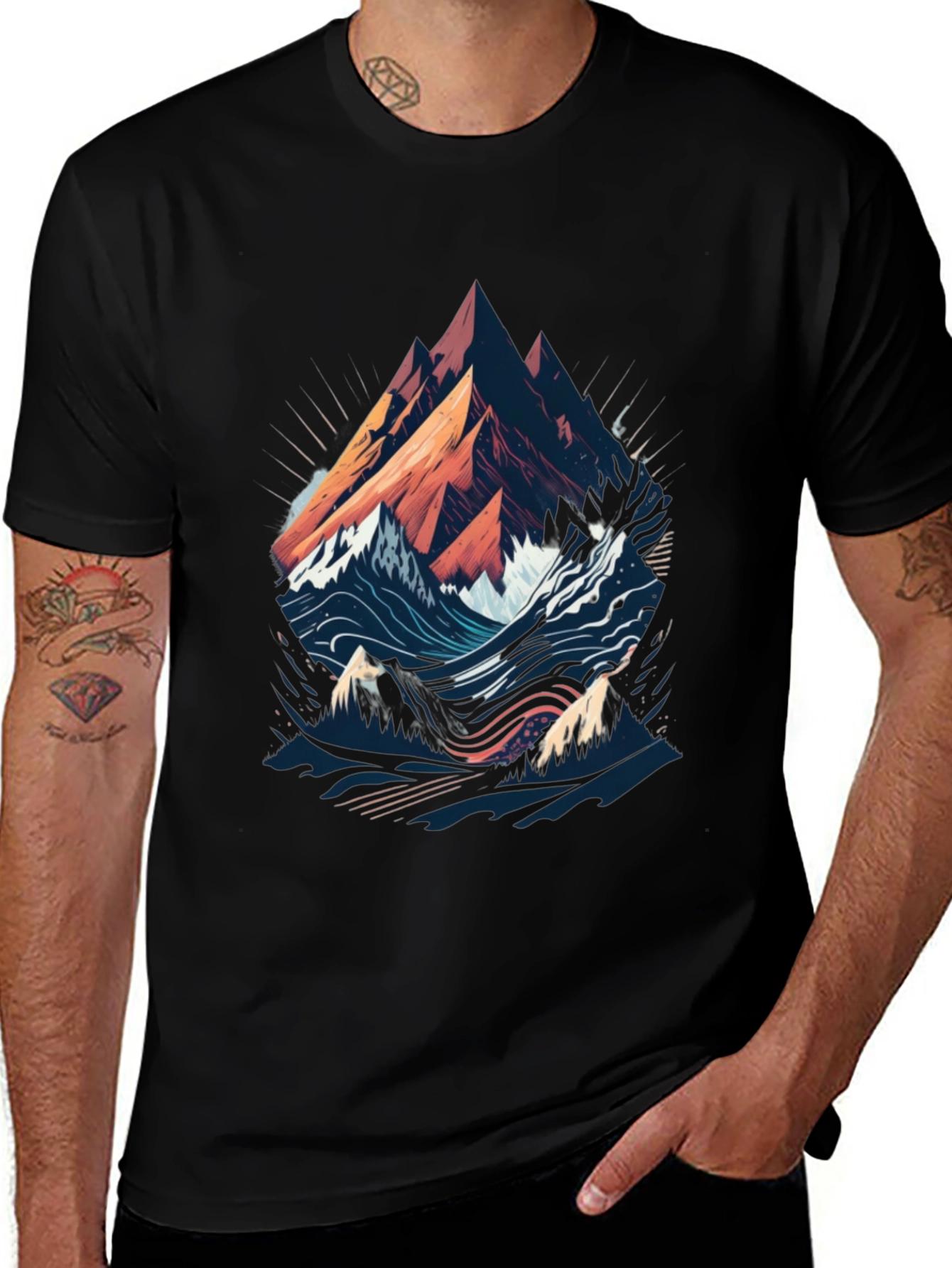 Variant 11 of Mountain Graphic Tee - Adventure Ready