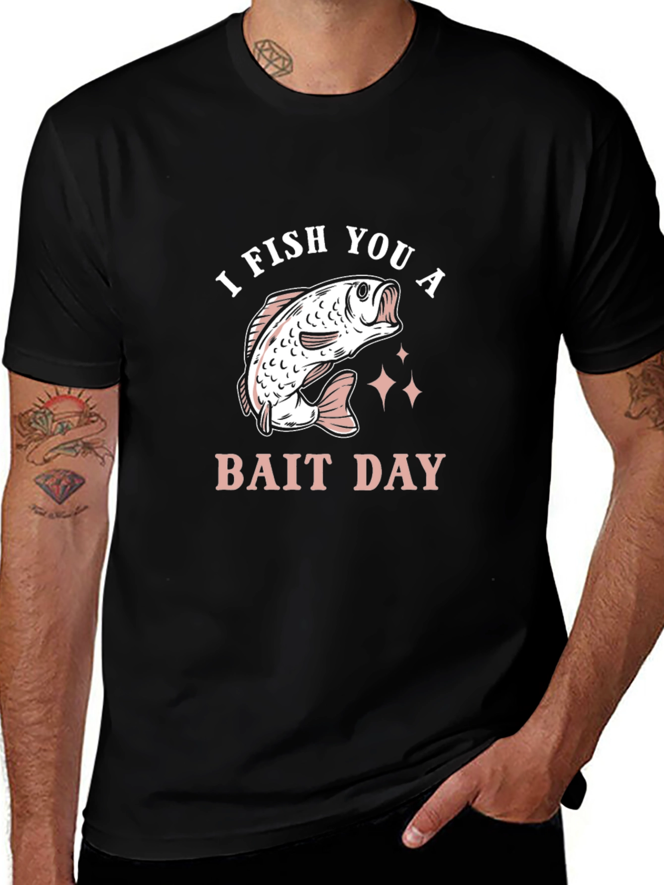 Variant 30 of I Fish You A Bait Day T-Shirt