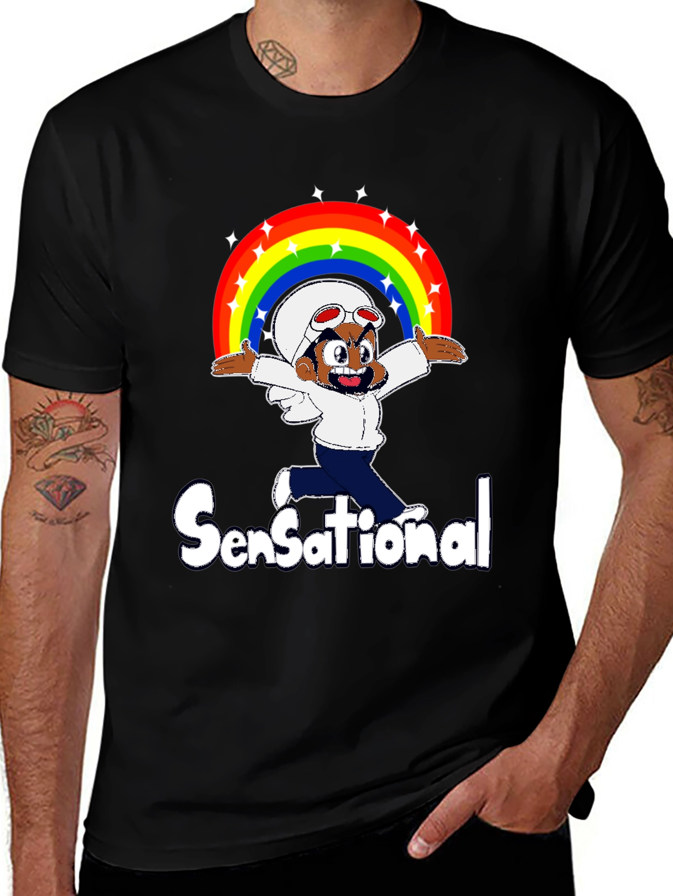 Variant 6 of Sensational Cartoon Character T-Shirt