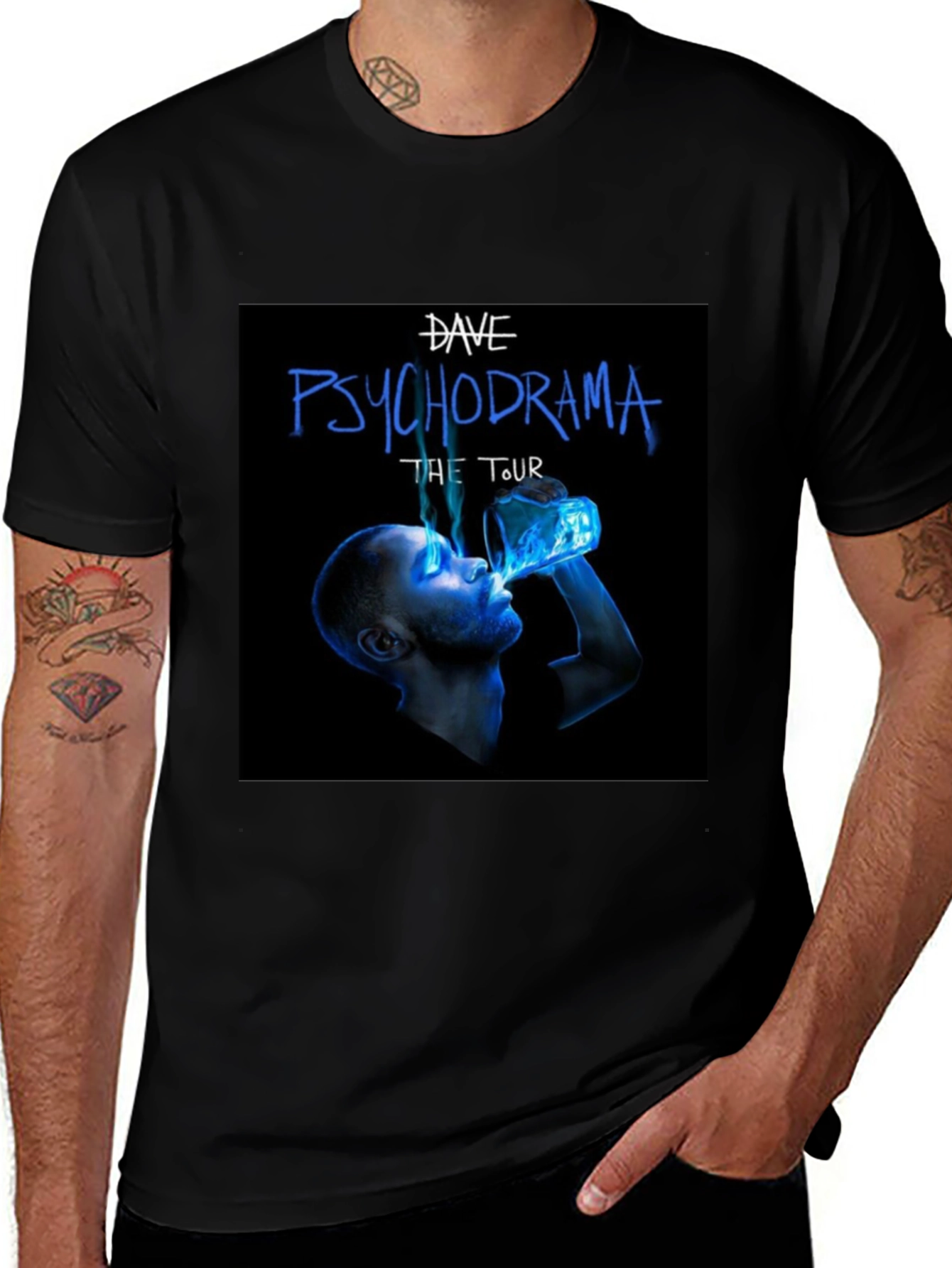 Dave Psychodrama Tour Black T-Shirt