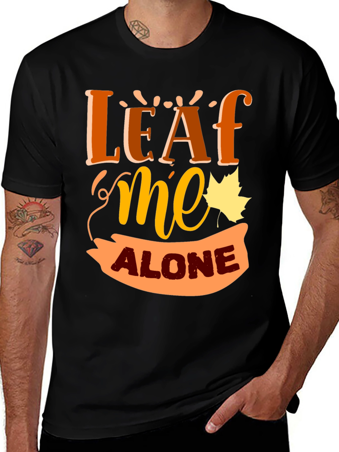 Variant 4 of Leaf Me Alone Fall T-Shirt