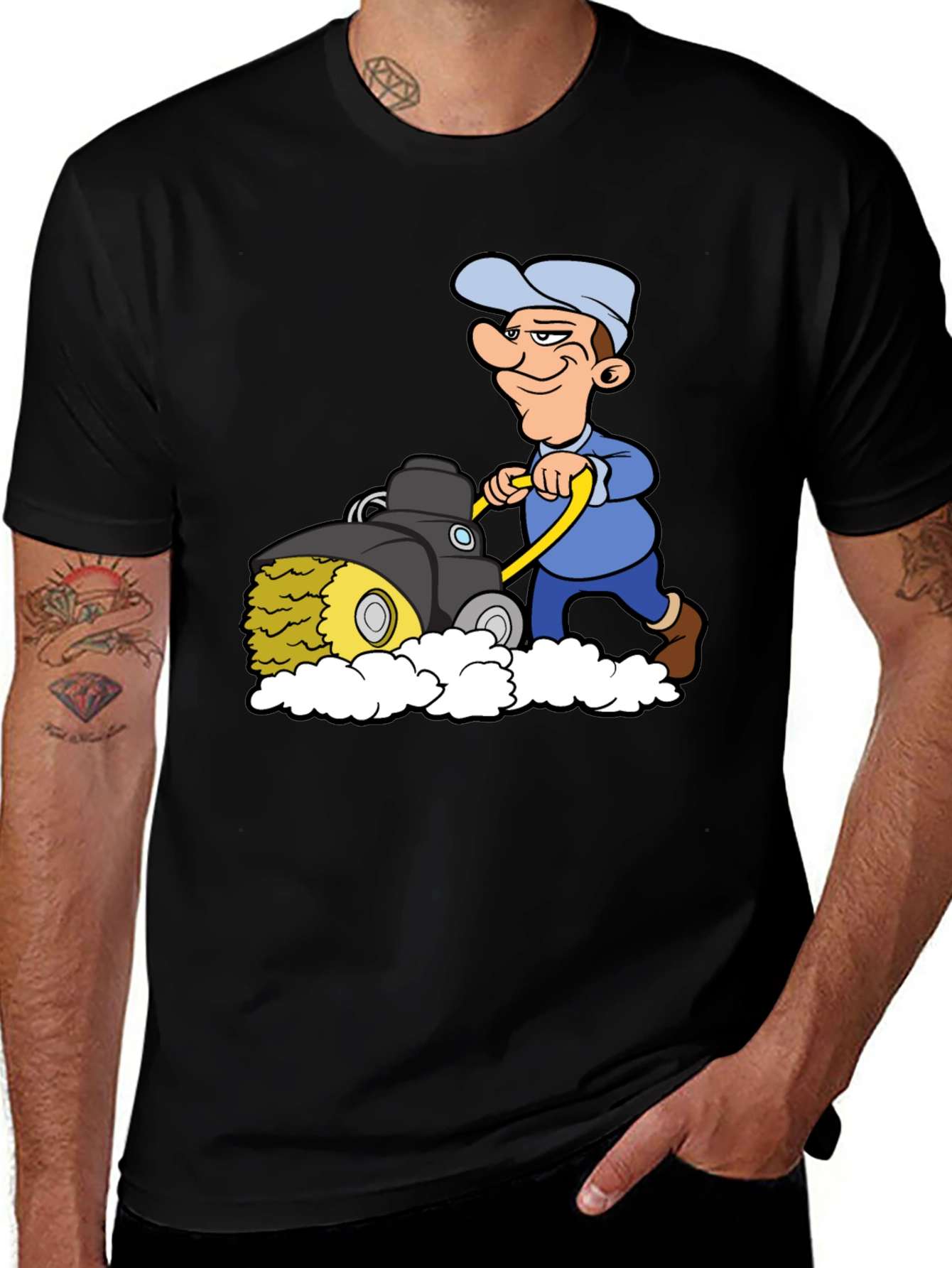 Variant 2 of Cartoon Mower T-Shirt