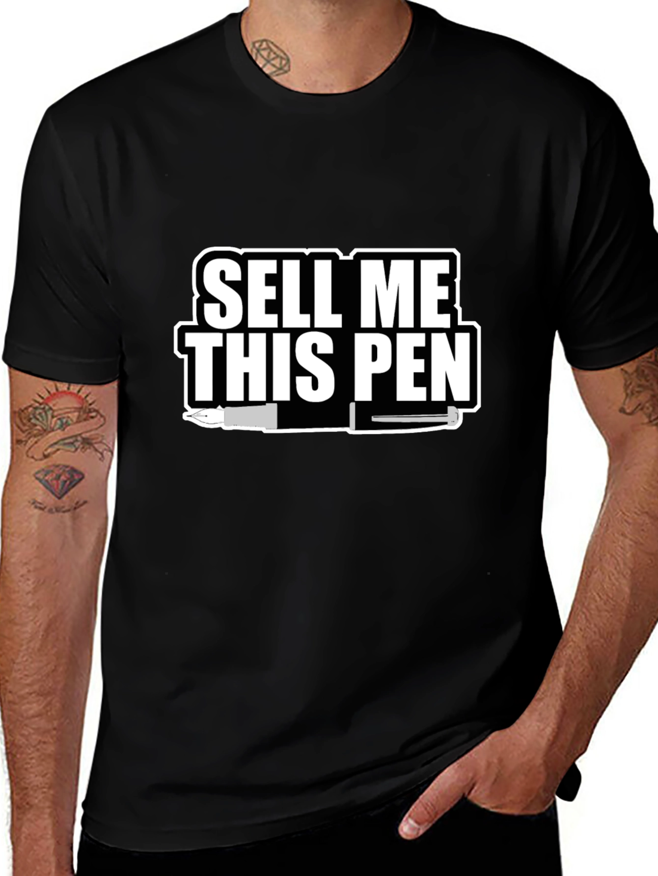 Variant 23 of Sell Me This Pen T-Shirt - Bold Statement Tee