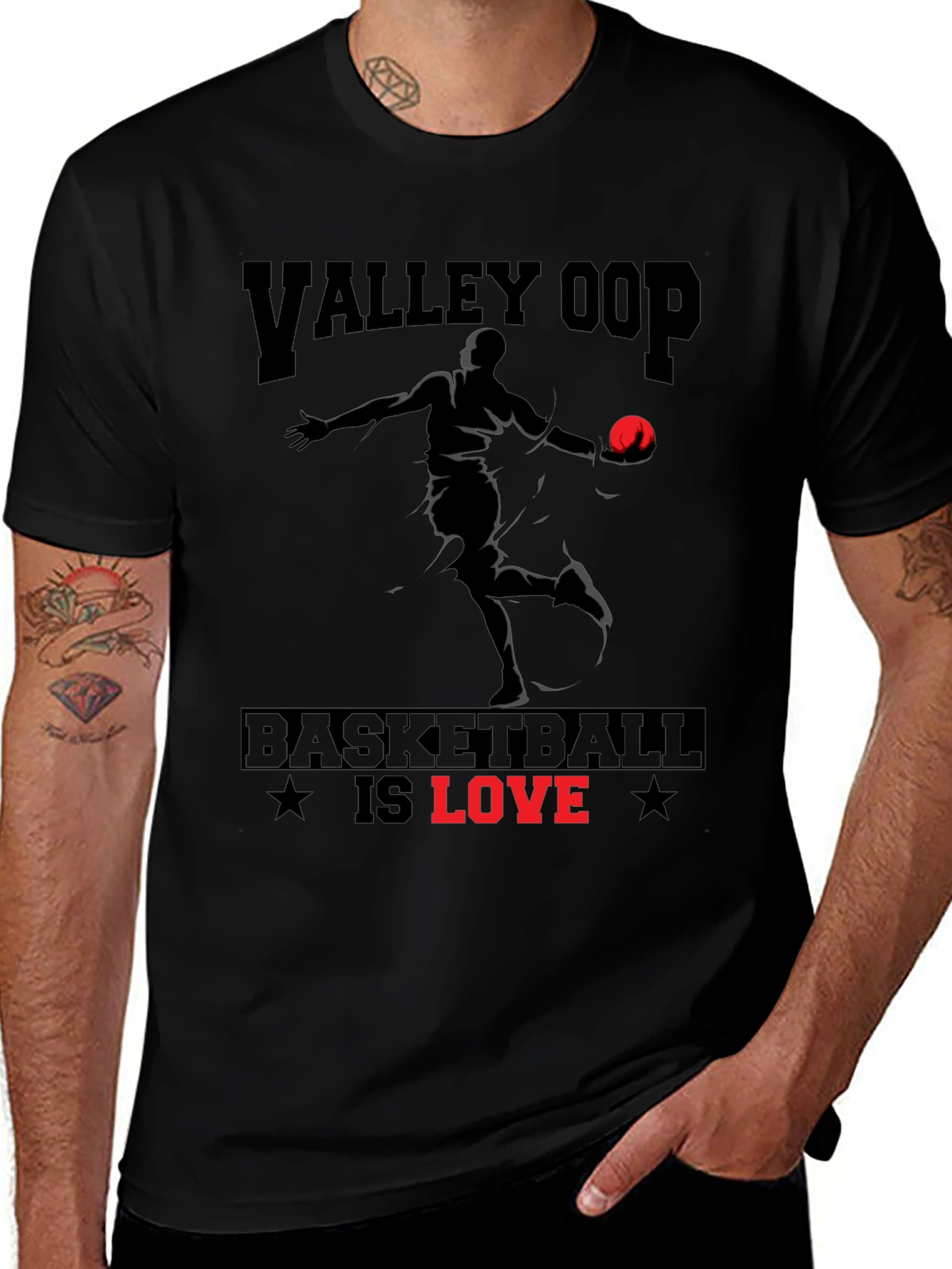Variant 24 of Valley Oop Basketball is Love T-Shirt