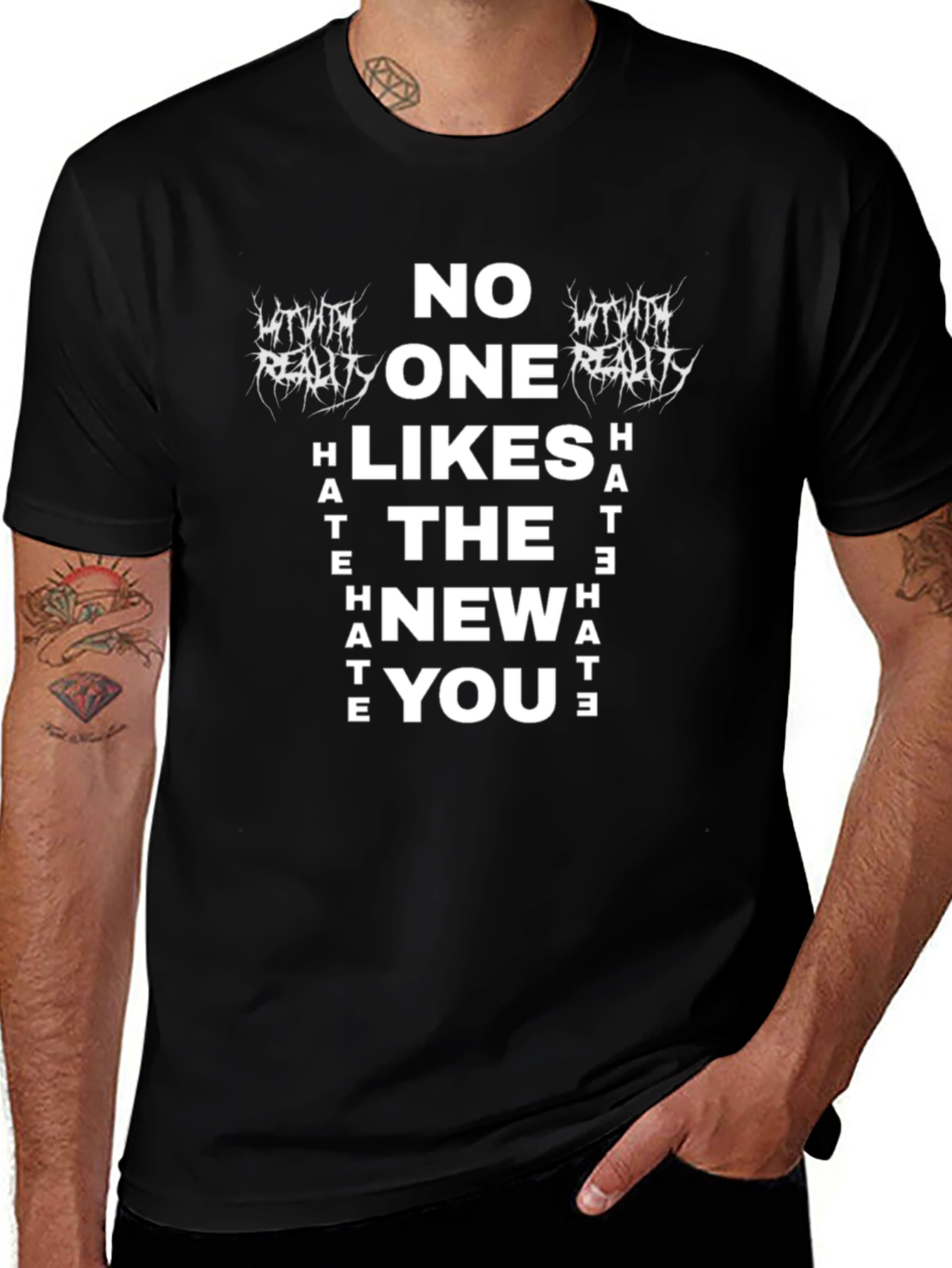 Variant 23 of No One Likes the New You Graphic T-Shirt