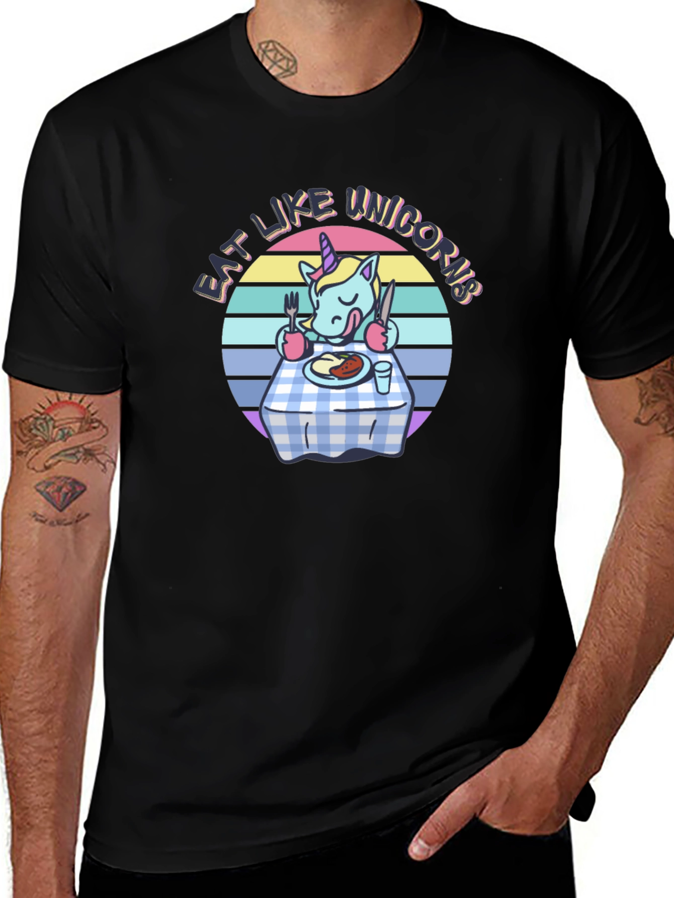 Variant 20 of Eat Like Unicorns T-Shirt