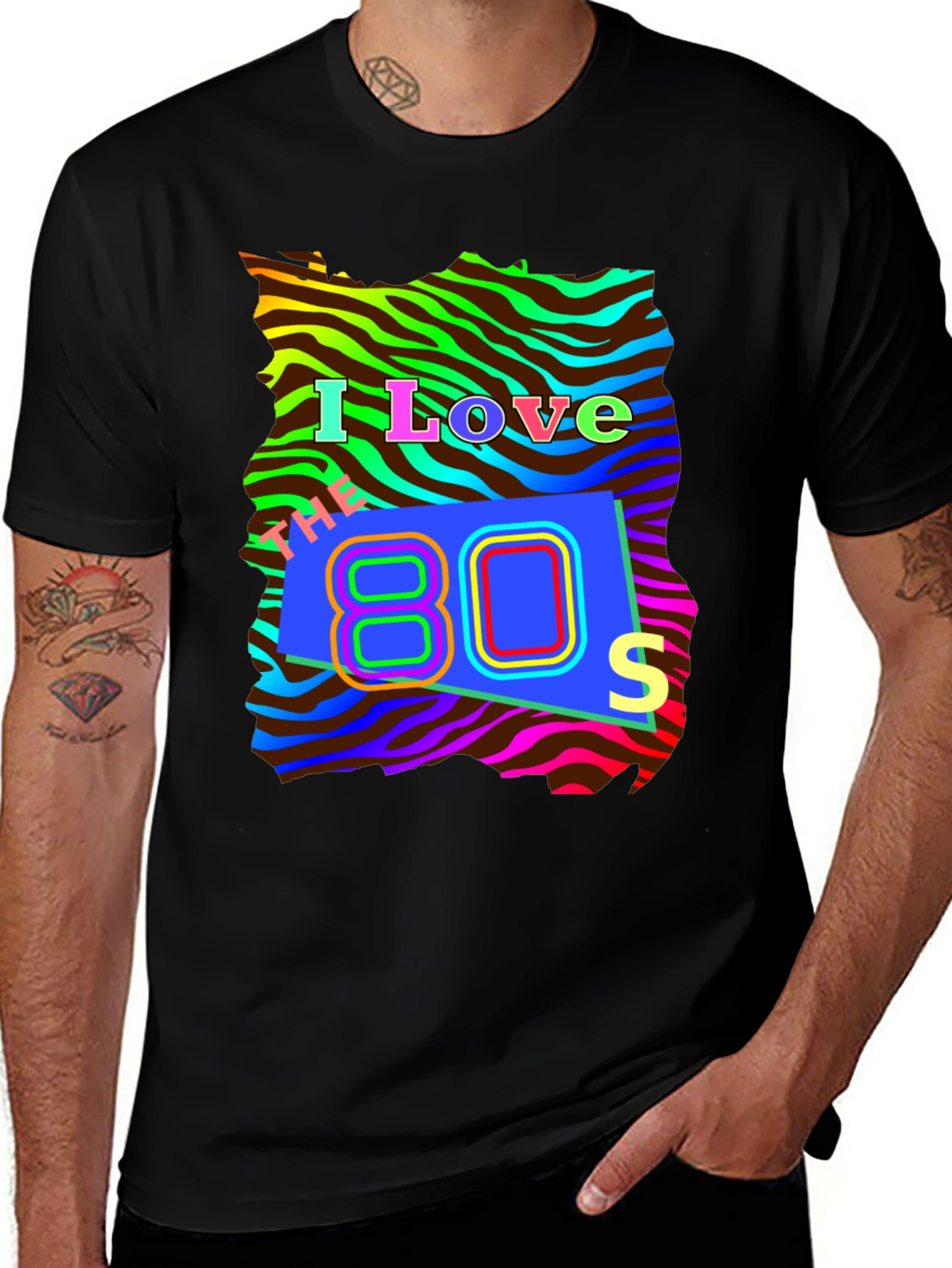 Variant 20 of I Love the 80s Graphic T-Shirt