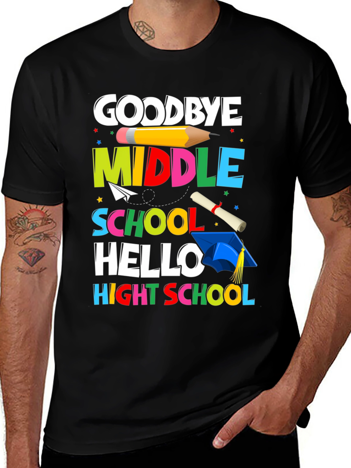 Variant 28 of Goodbye Middle School T-Shirt