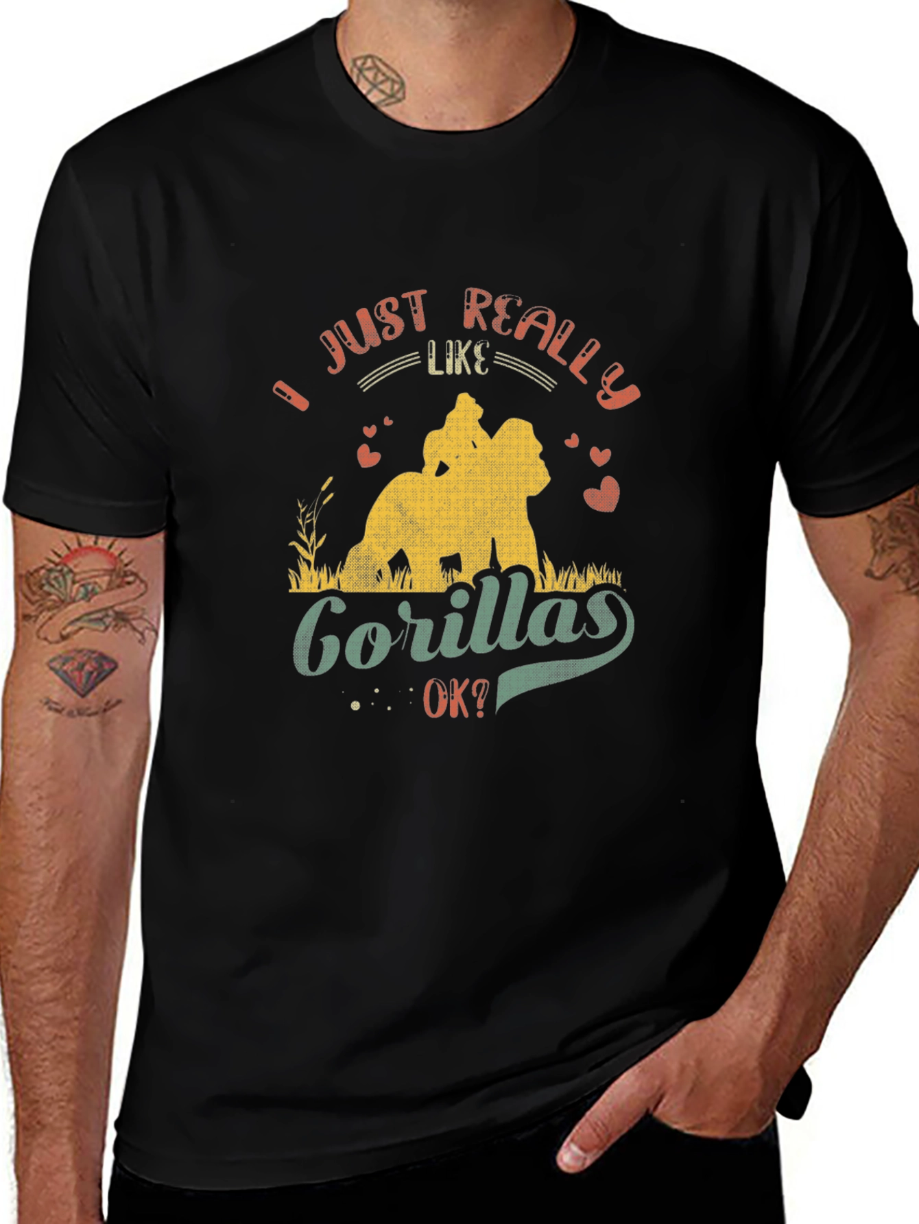 Variant 18 of I Just Really Like Gorillas T-Shirt