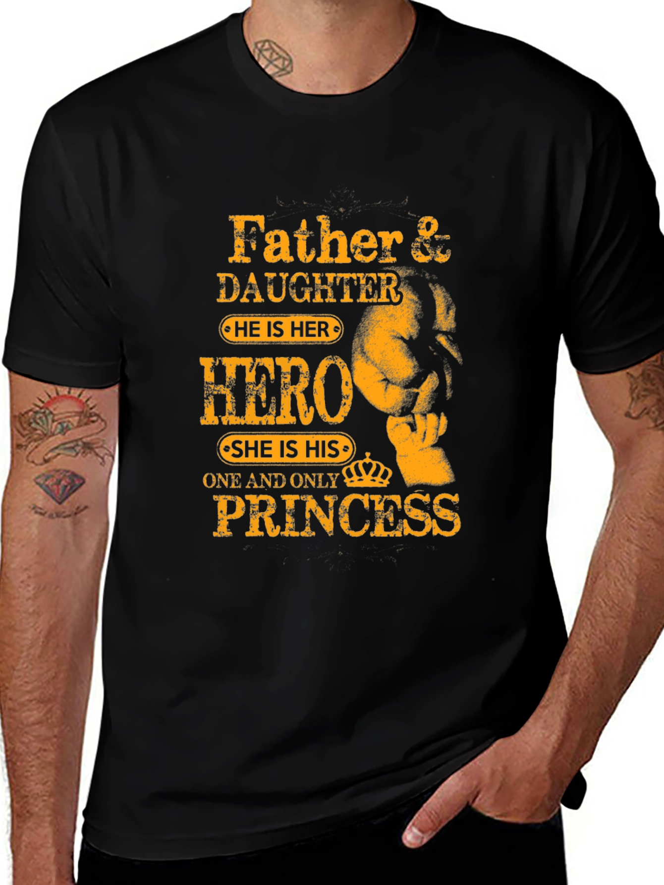 Variant 23 of Father & Daughter HERO T-Shirt