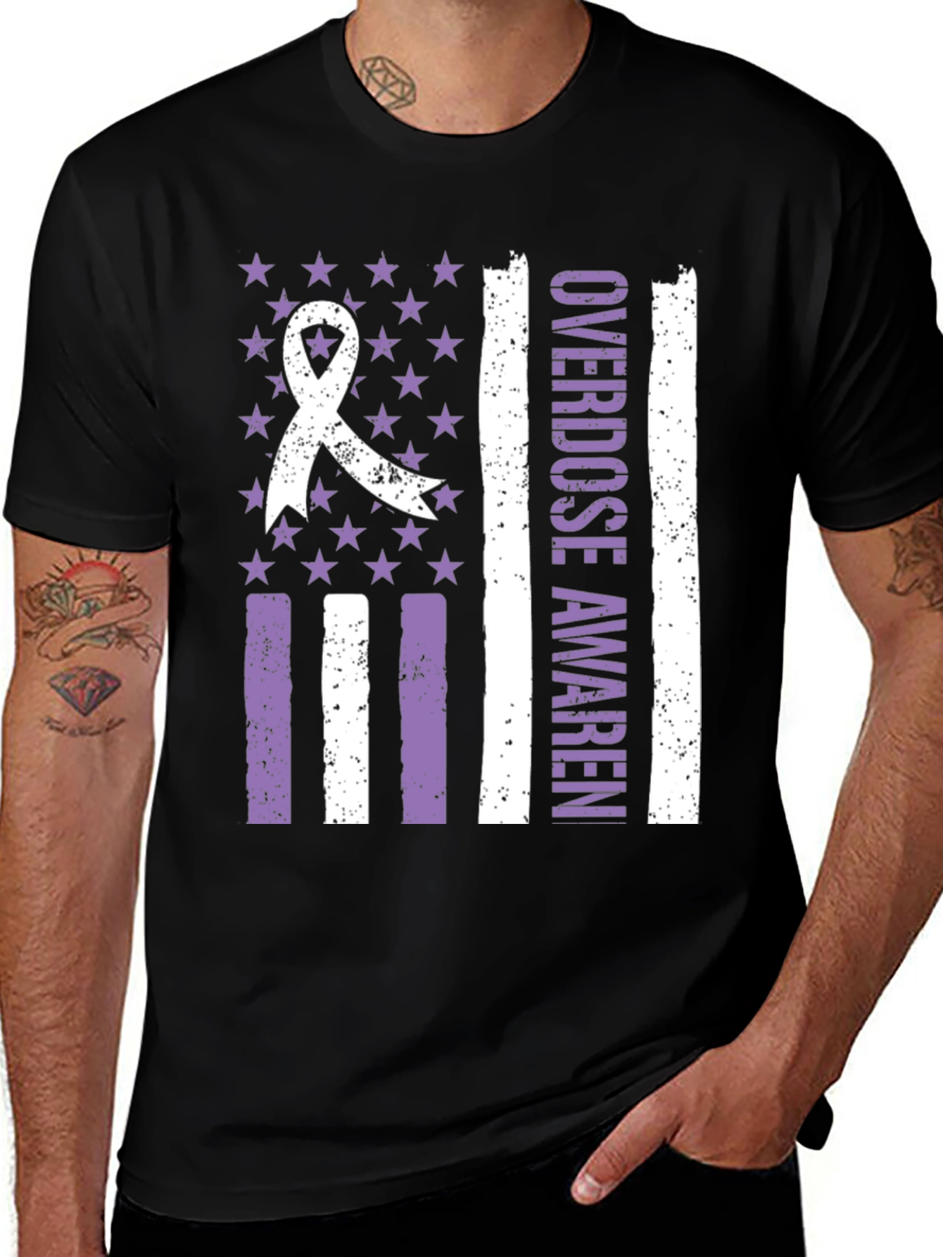 Overdose Awareness Ribbon T-Shirt