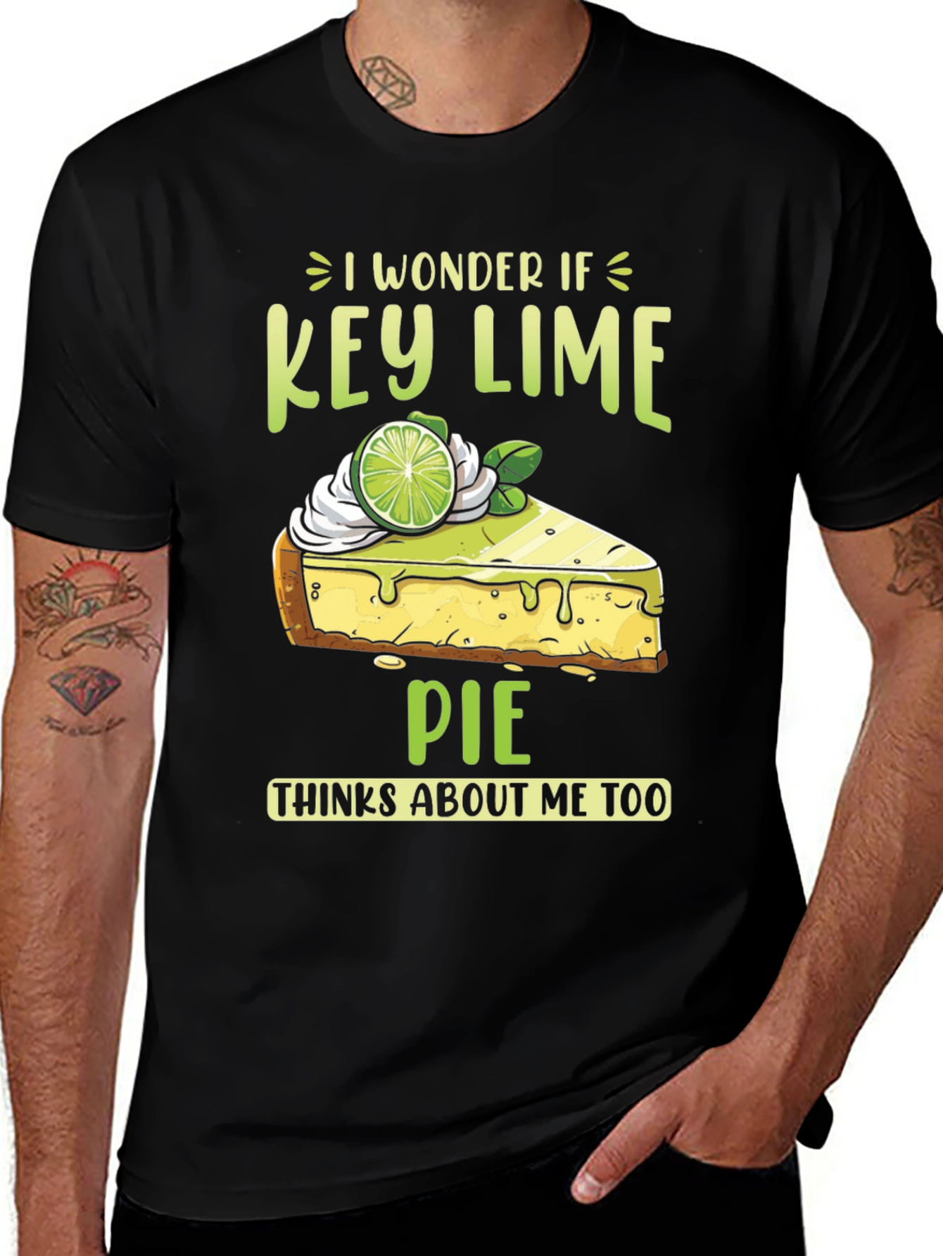Variant 18 of Key Lime Pie Lover Graphic Tee