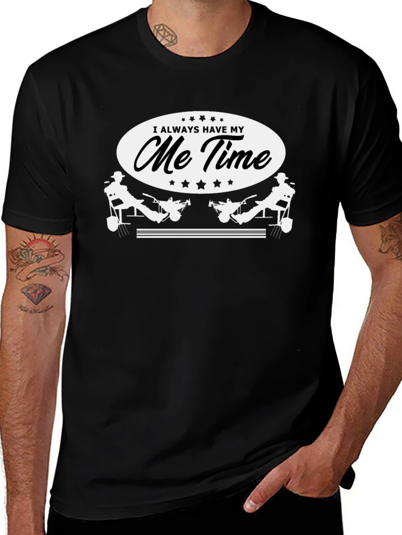 Variant 11 of Gardening Me Time T-Shirt - Black