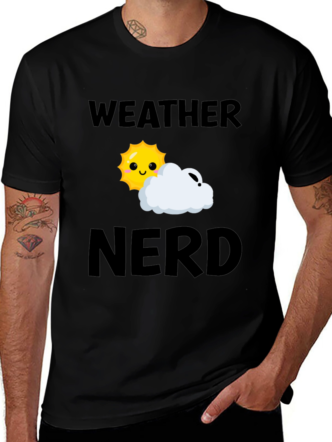 Variant 22 of Weather Nerd Graphic T-Shirt