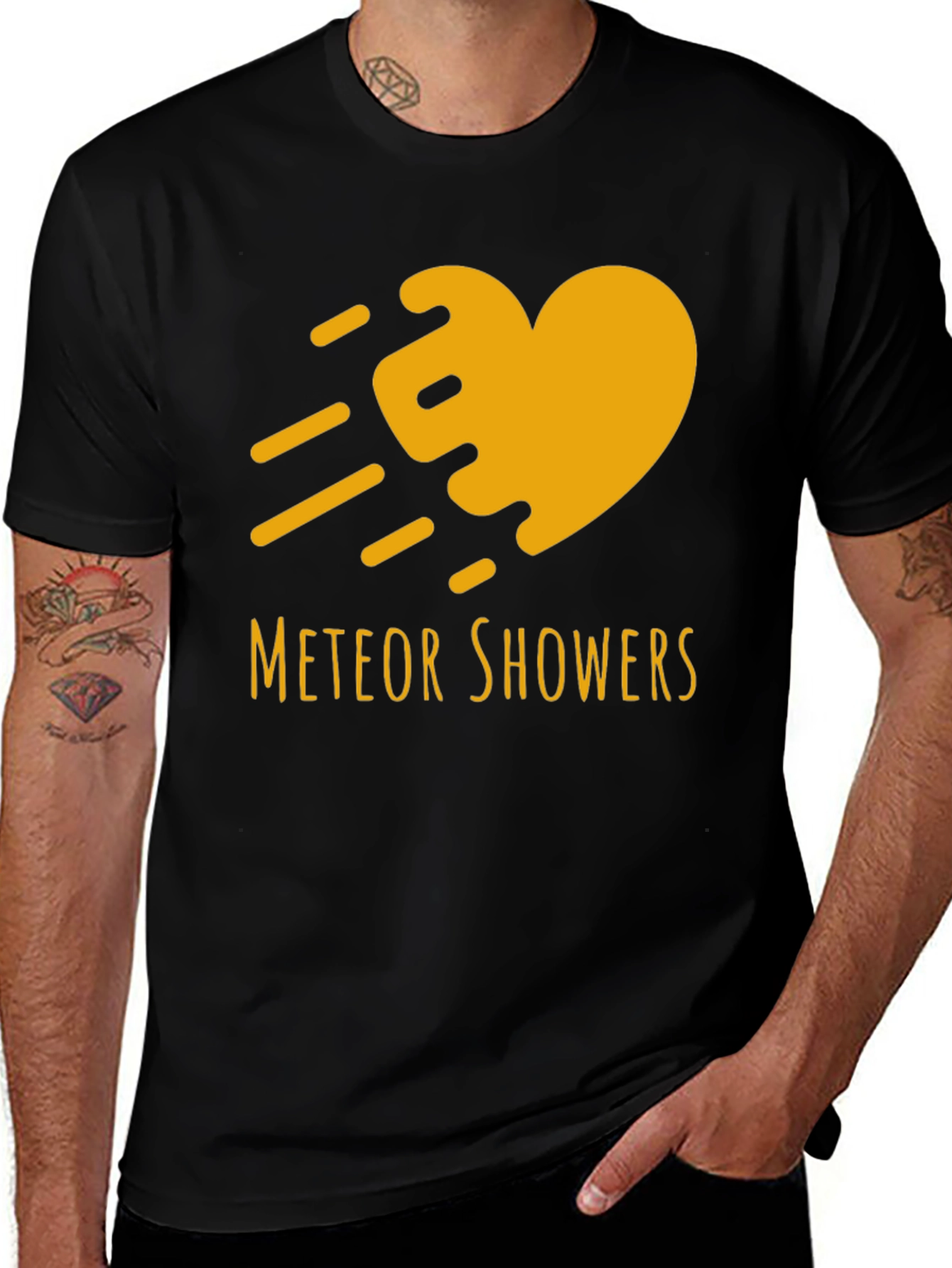 Variant 8 of Meteor Showers Graphic Tee