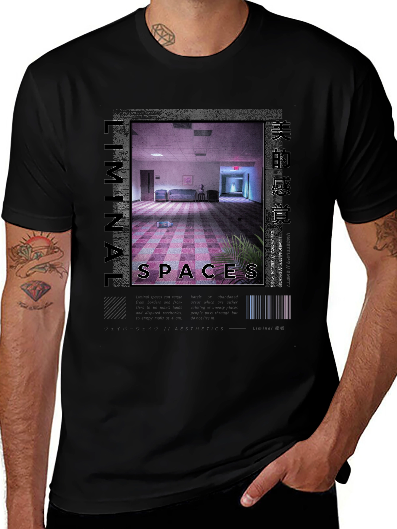 Variant 27 of Liminal Spaces Graphic T-Shirt - Edgy Streetwear Tee