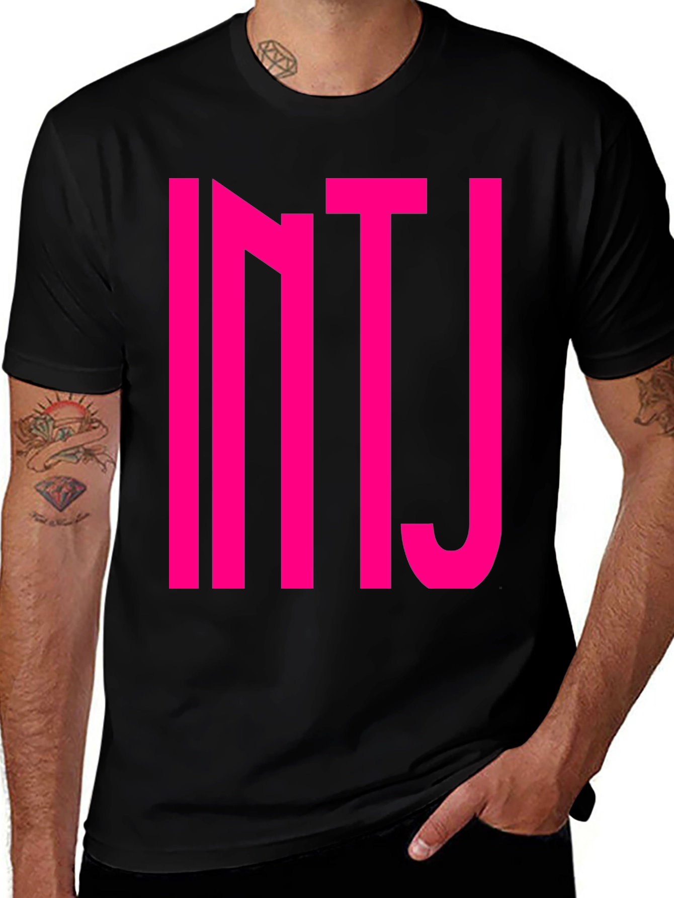 INTJ Personality Type Black Tee