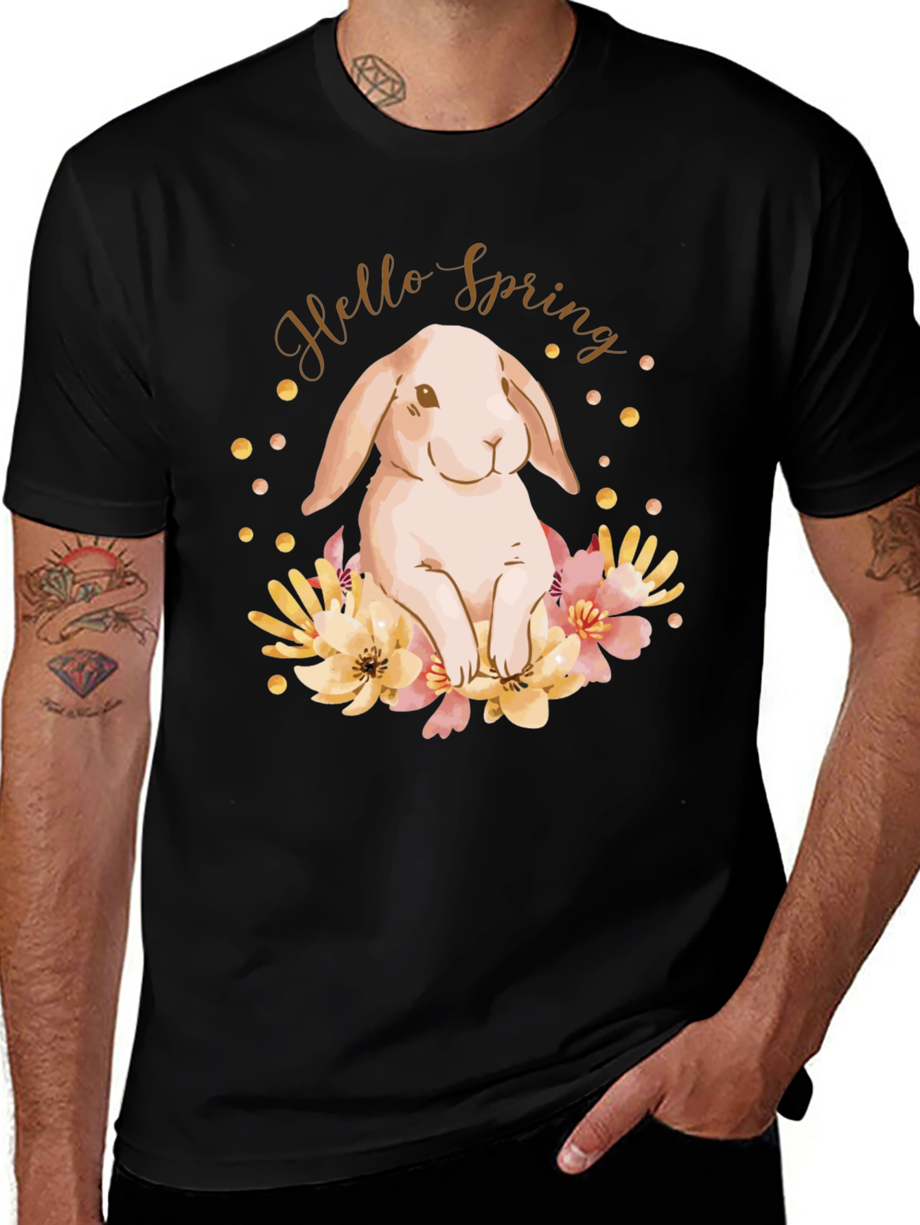 Variant 22 of Hello Spring Bunny T-Shirt