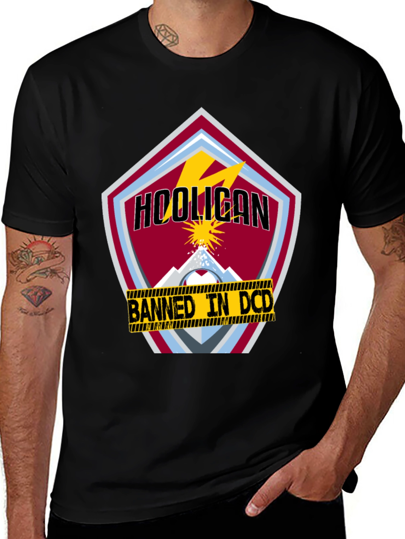 Hooligan Banned T-Shirt - Fan Apparel