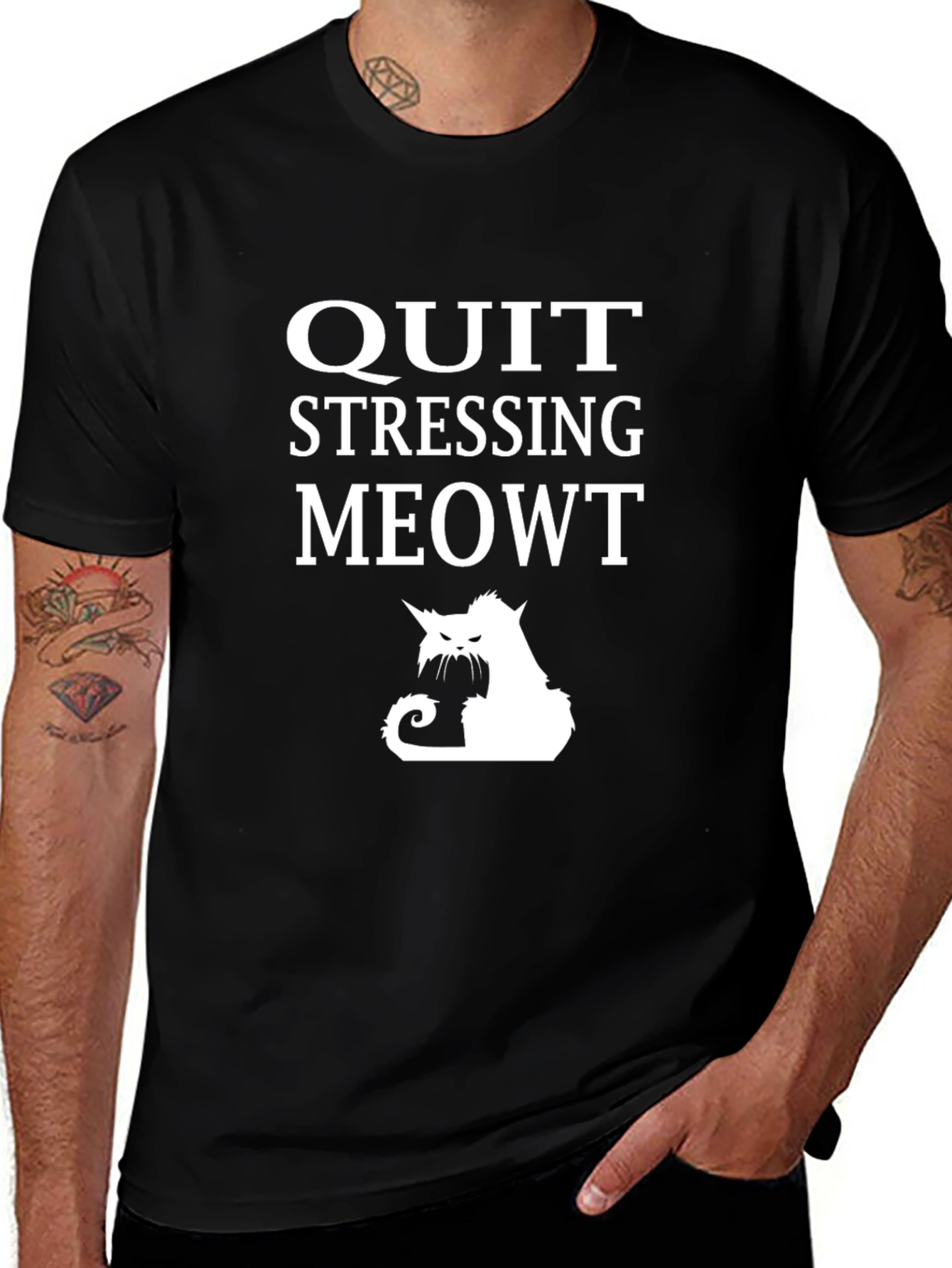 Variant 6 of Quit Stressing Meowt T-Shirt