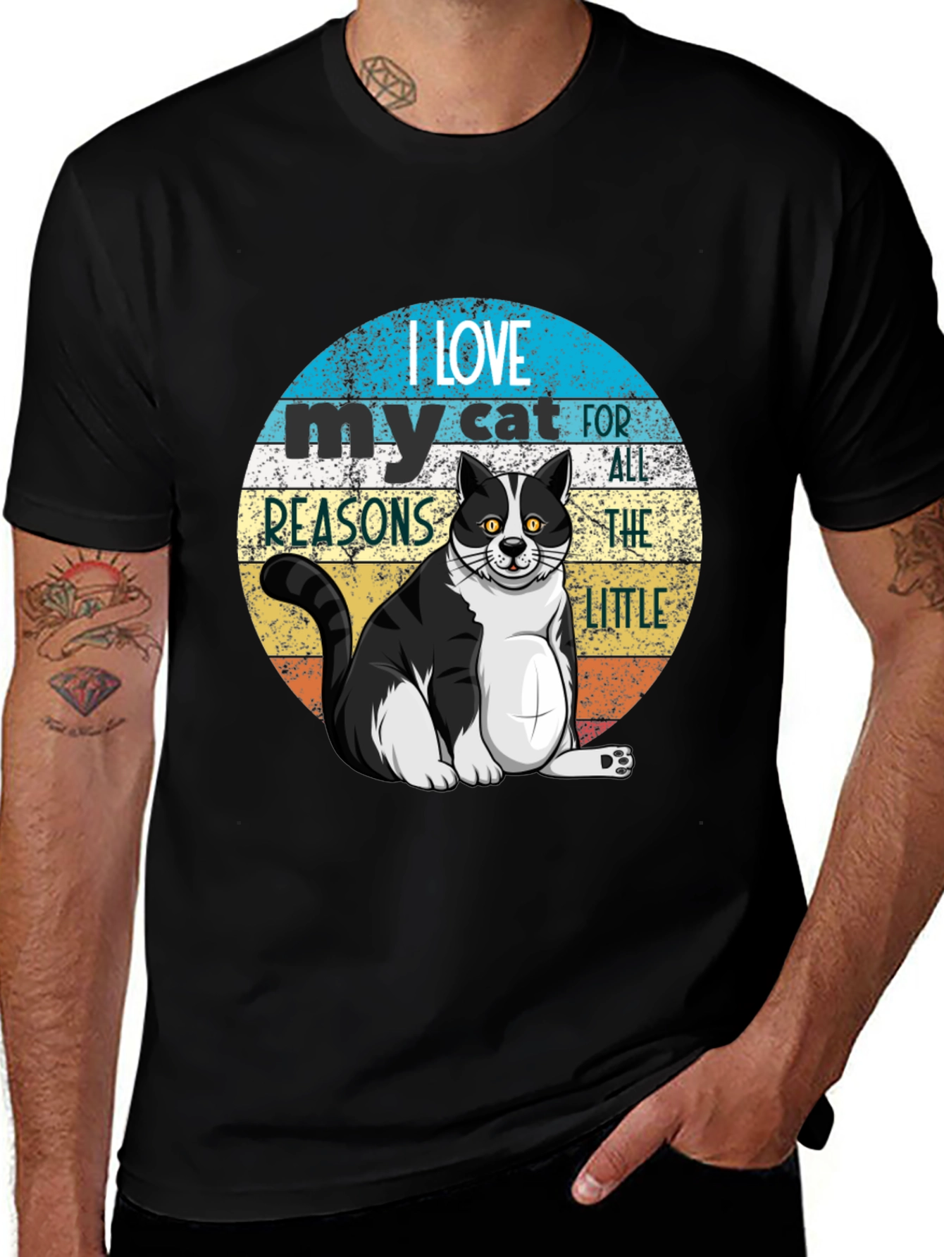 Variant 23 of I Love My Cat T-Shirt
