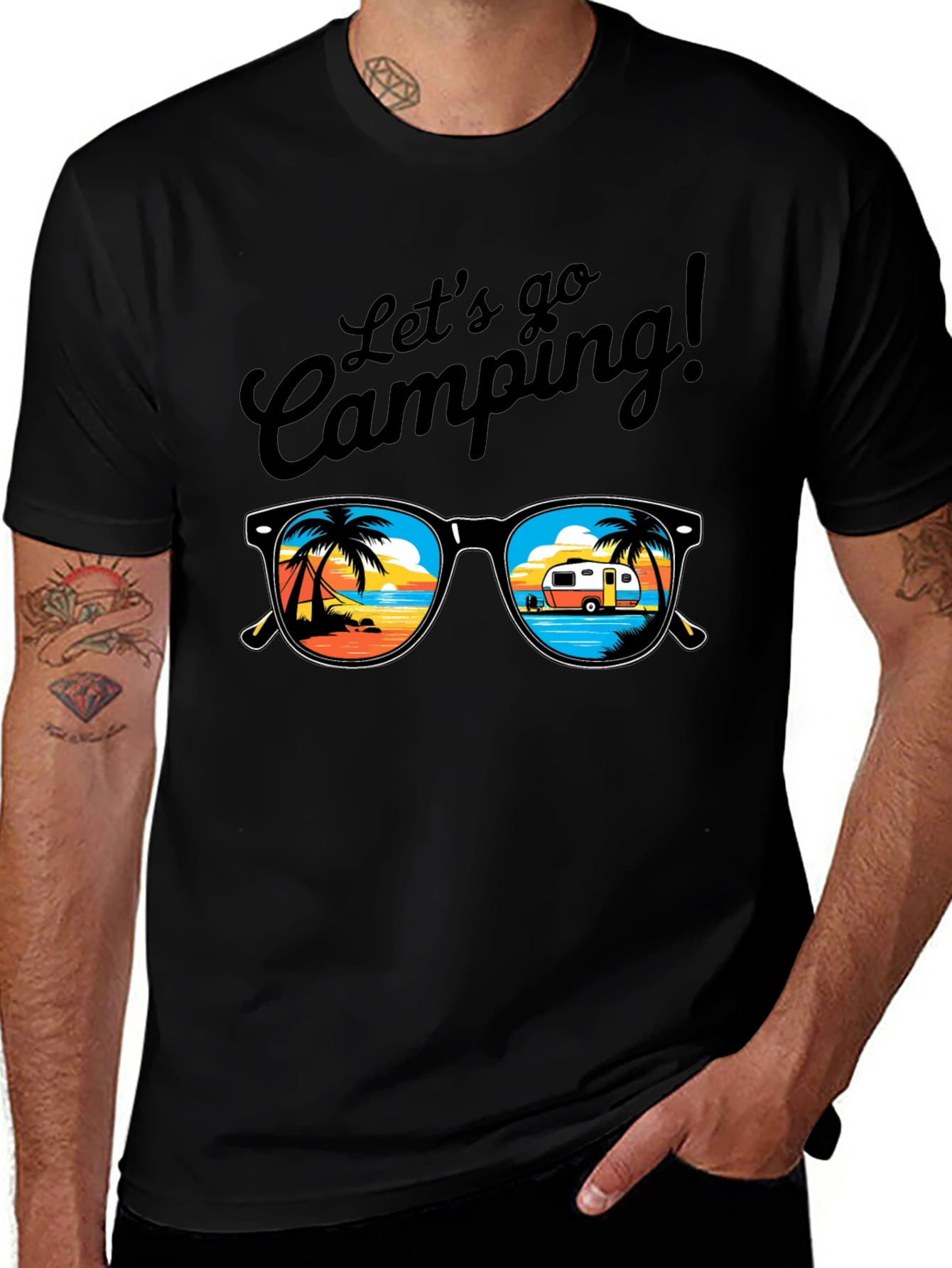 Variant 6 of Let's Go Camping T-Shirt