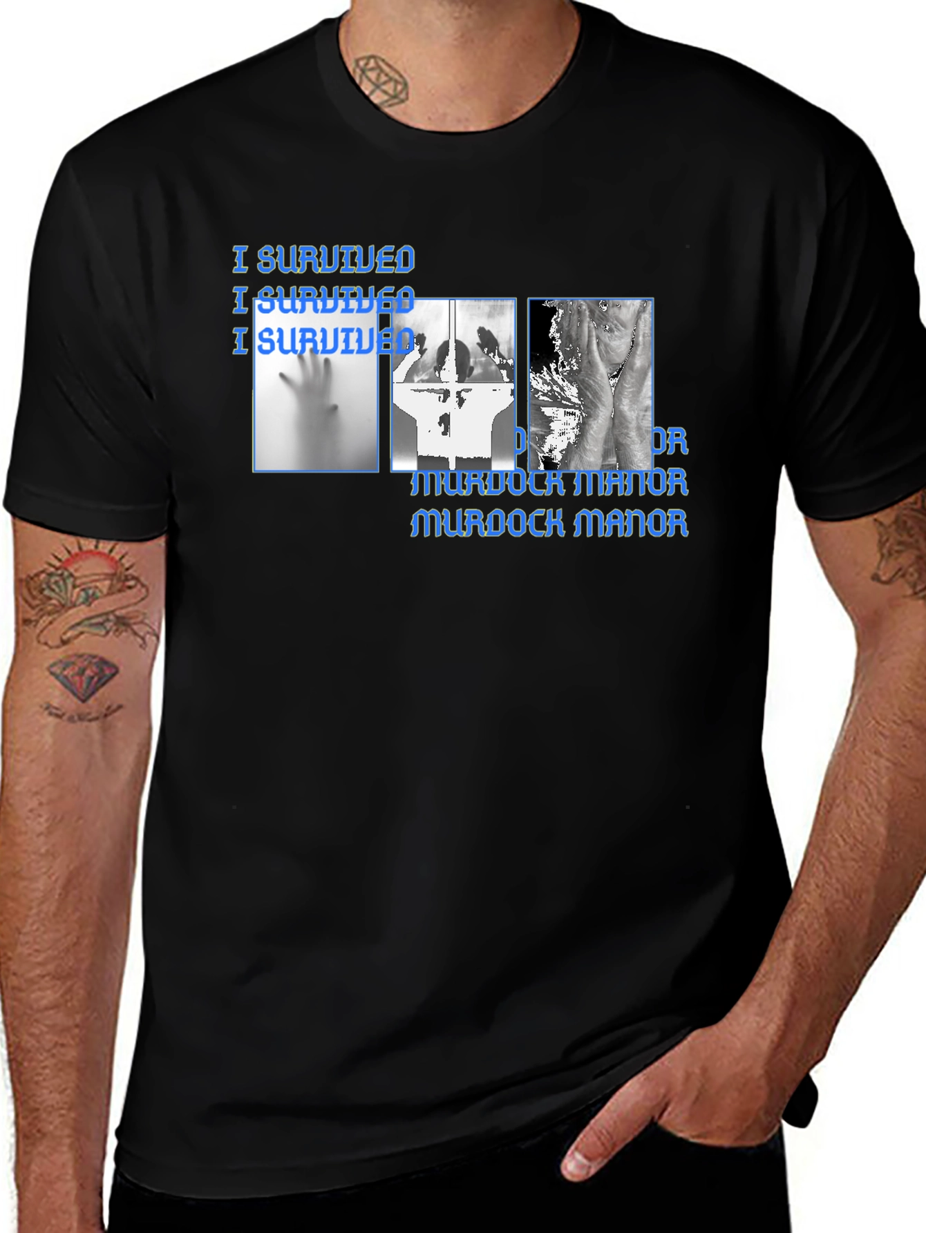 Variant 23 of Murdock Manor I Survived Graphic T-Shirt