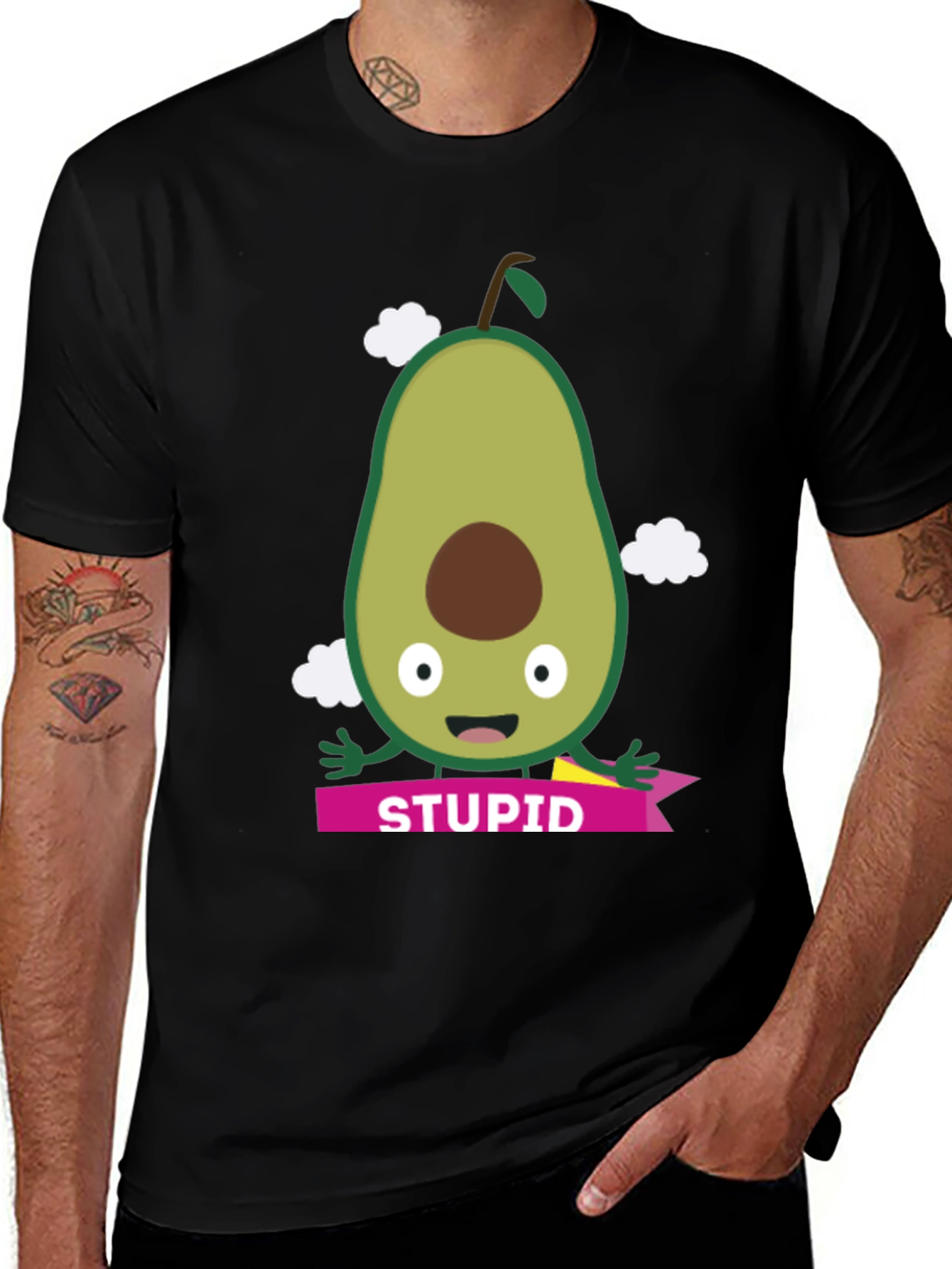 Variant 18 of Funny Avocado Stupid Pun Graphic Tee