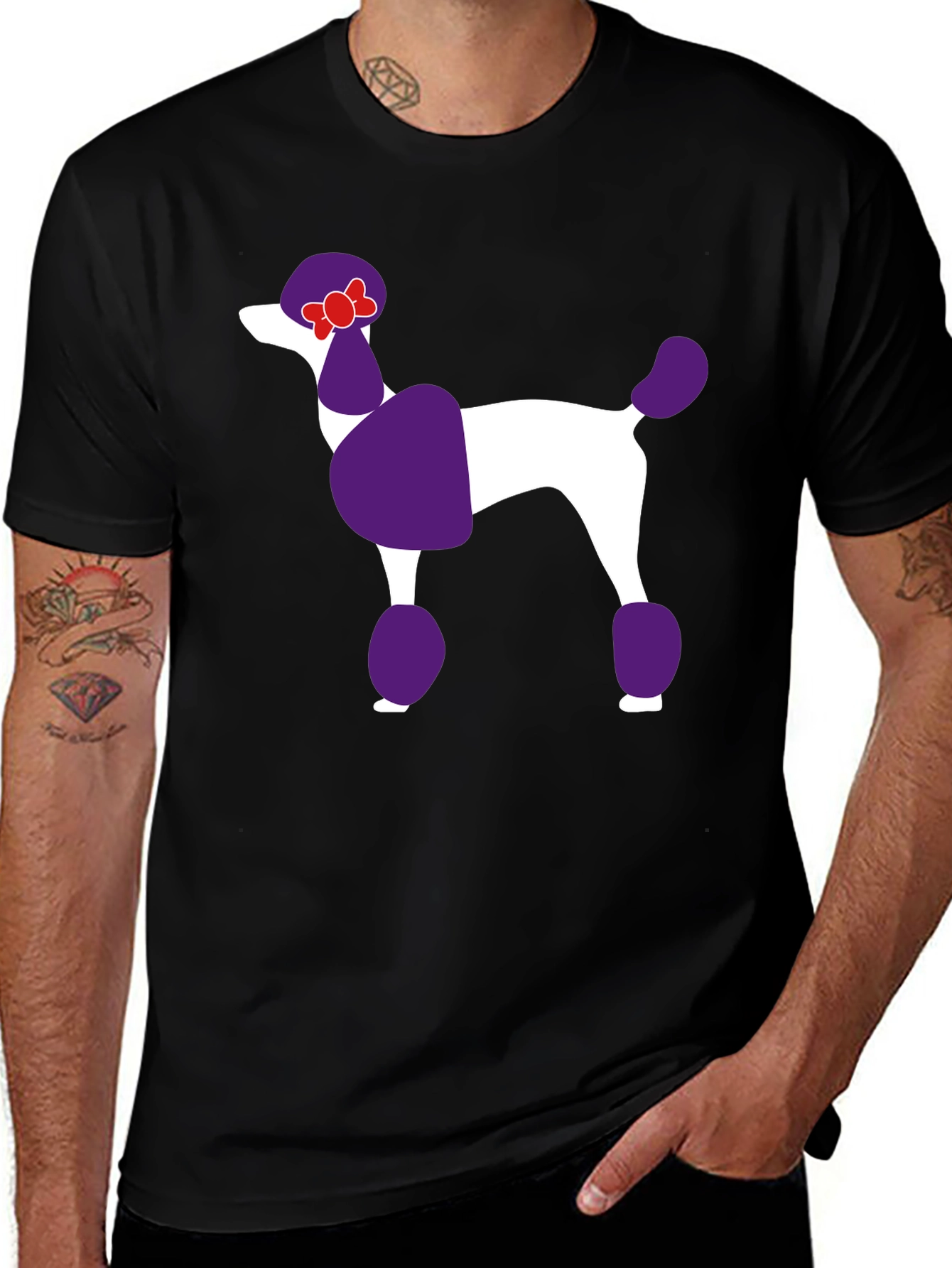 Variant 8 of Poodle Graphic Tee - Novelty Dog Lover Shirt