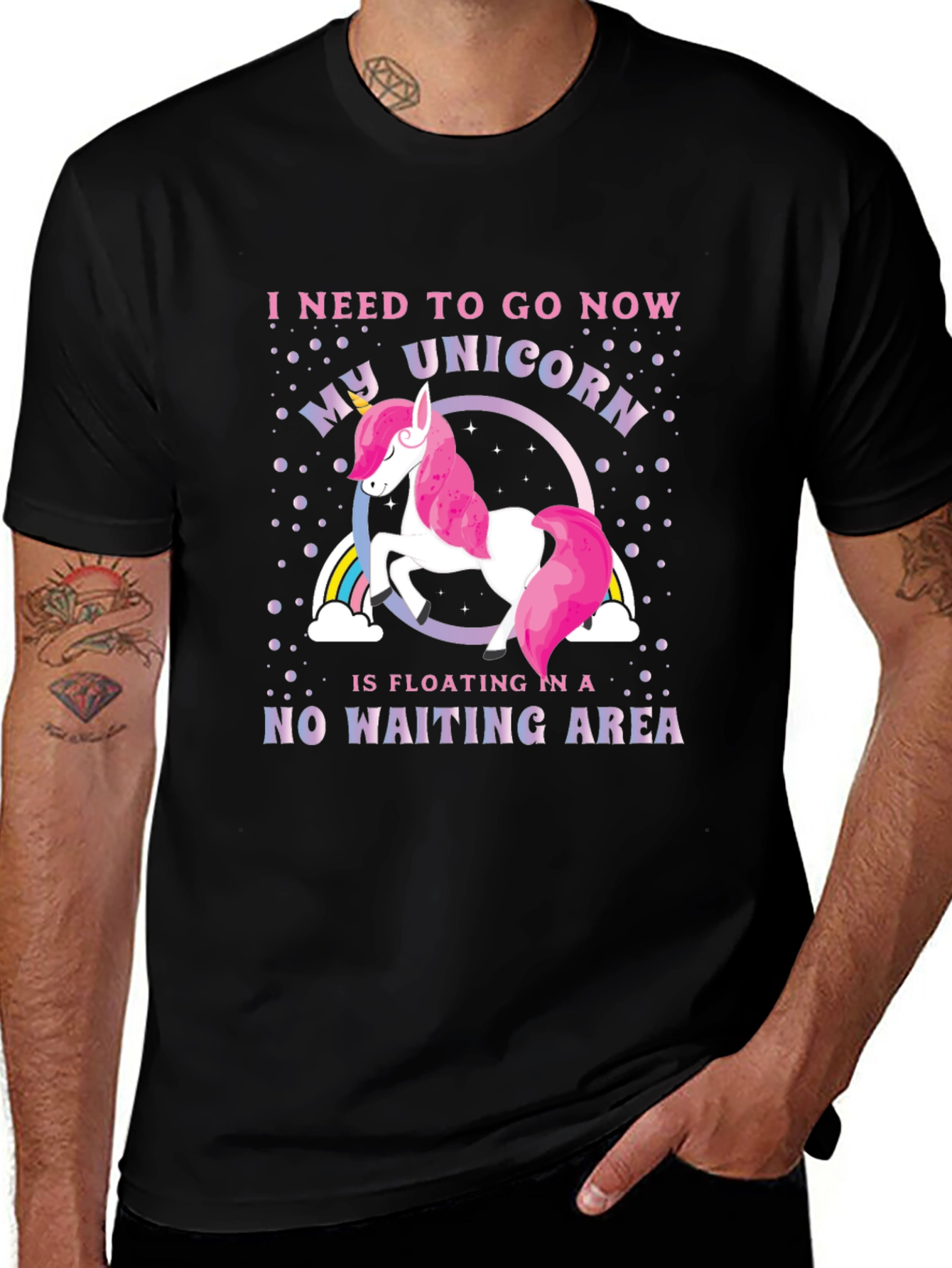 Variant 4 of My Unicorn Is Floating T-Shirt