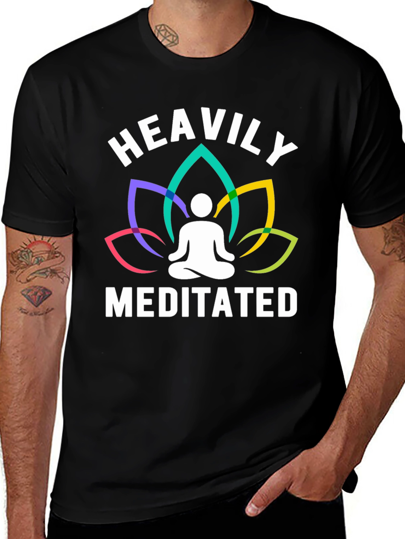 Variant 12 of Heavily Meditated Graphic T-Shirt