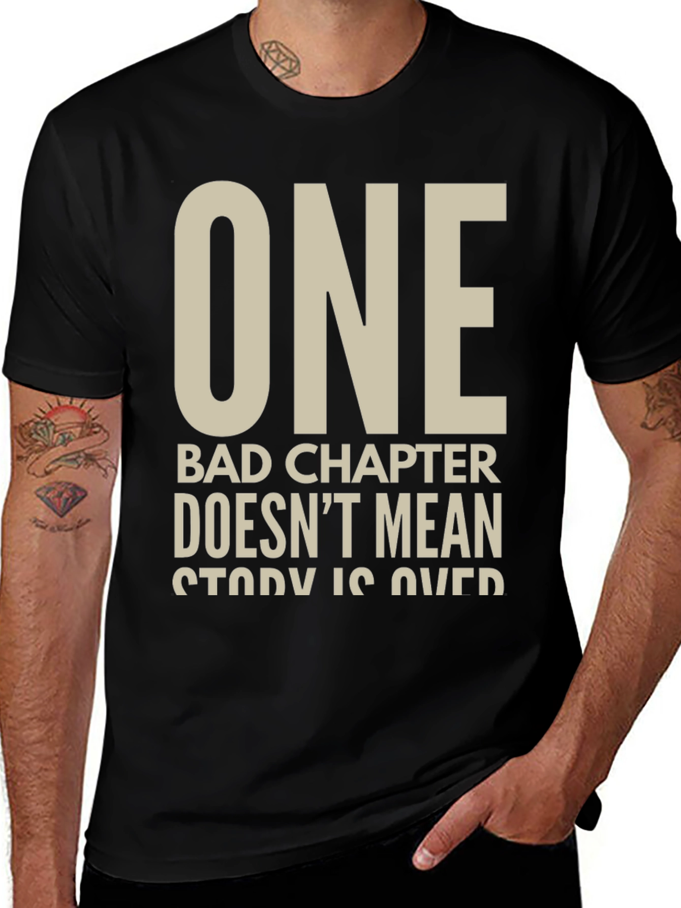 Variant 5 of Inspirational Graphic T-Shirt - One Bad Chapter
