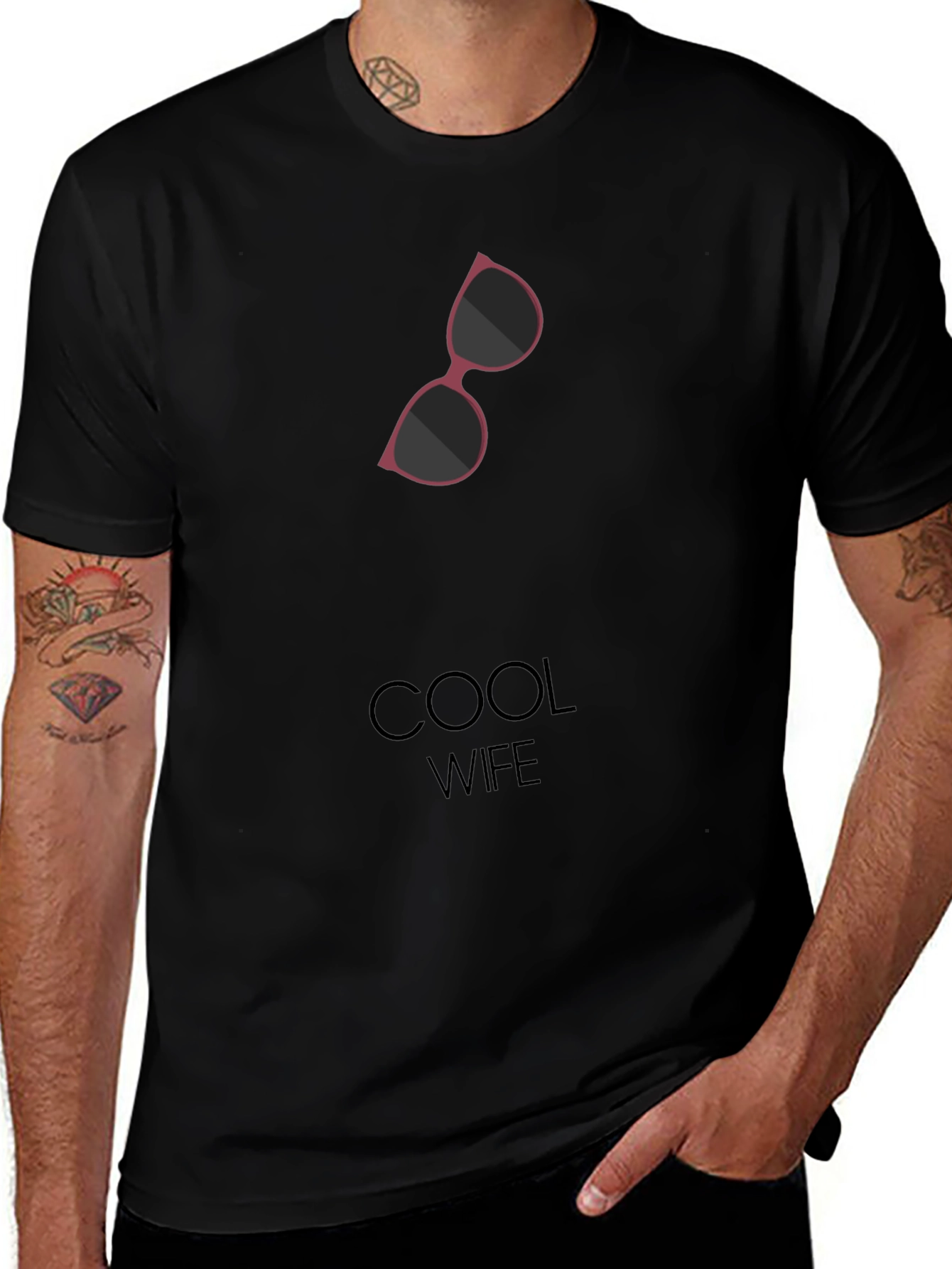 Variant 29 of Cool Wife Graphic Tee - Stylish Husband Gift