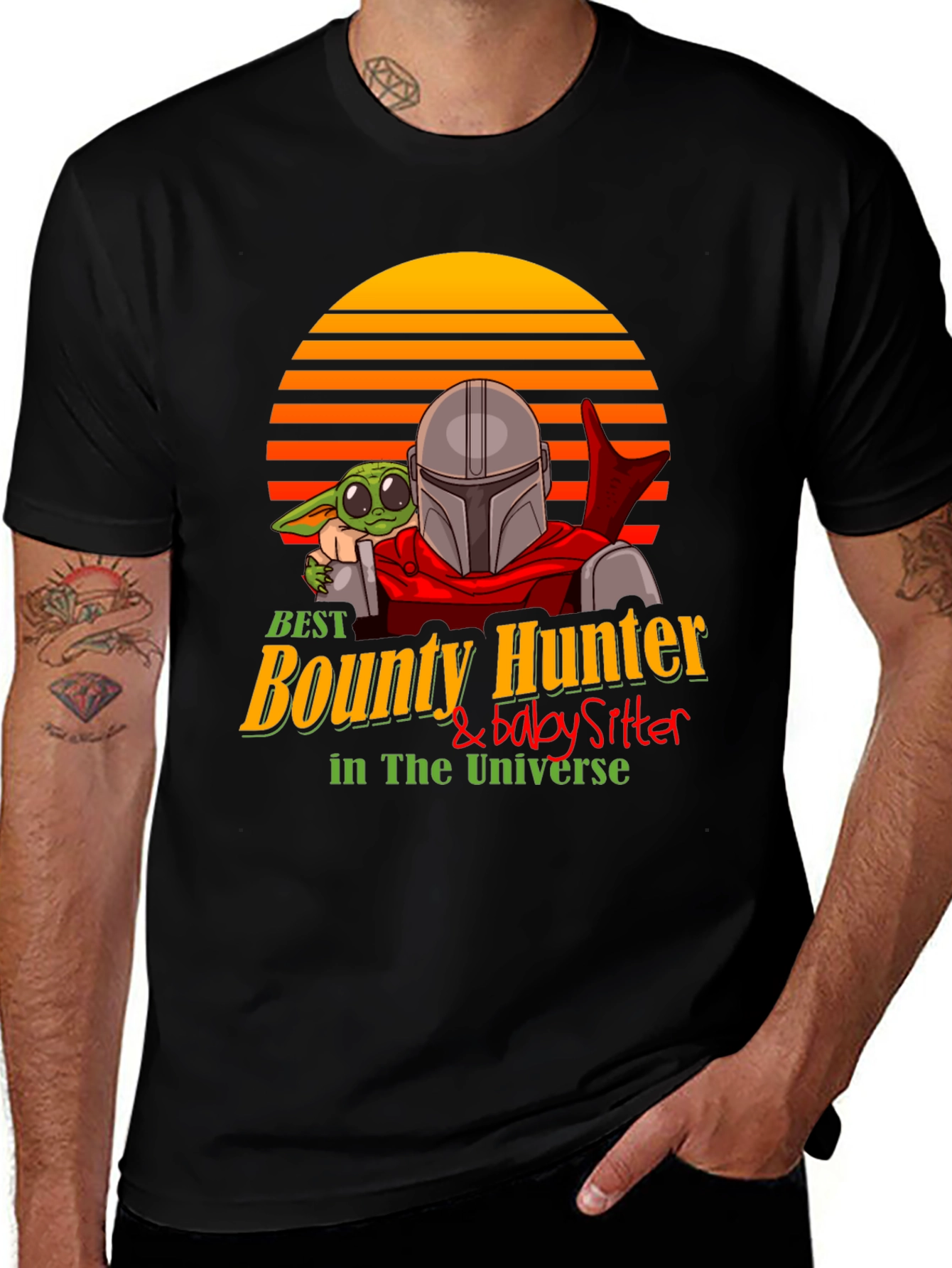 Variant 8 of Bounty Hunter & Baby Sitter T-Shirt